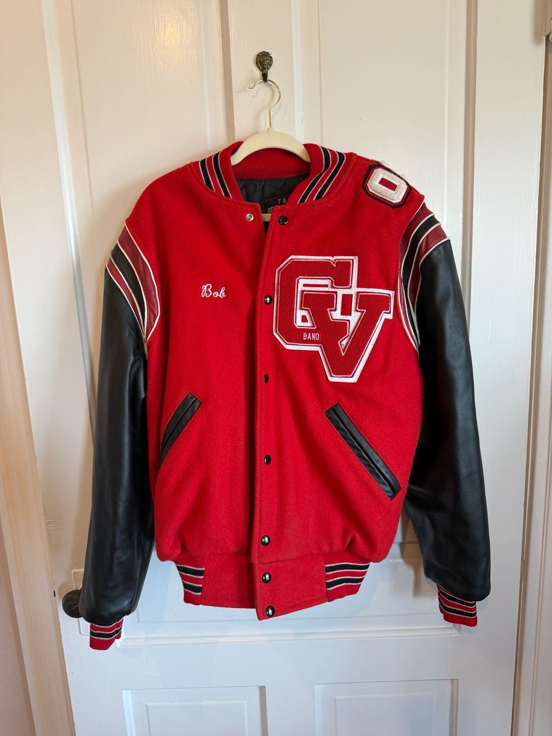 T & M Sportswear Chippewa Valley Marching Band Varsity Jacket Size XL 2