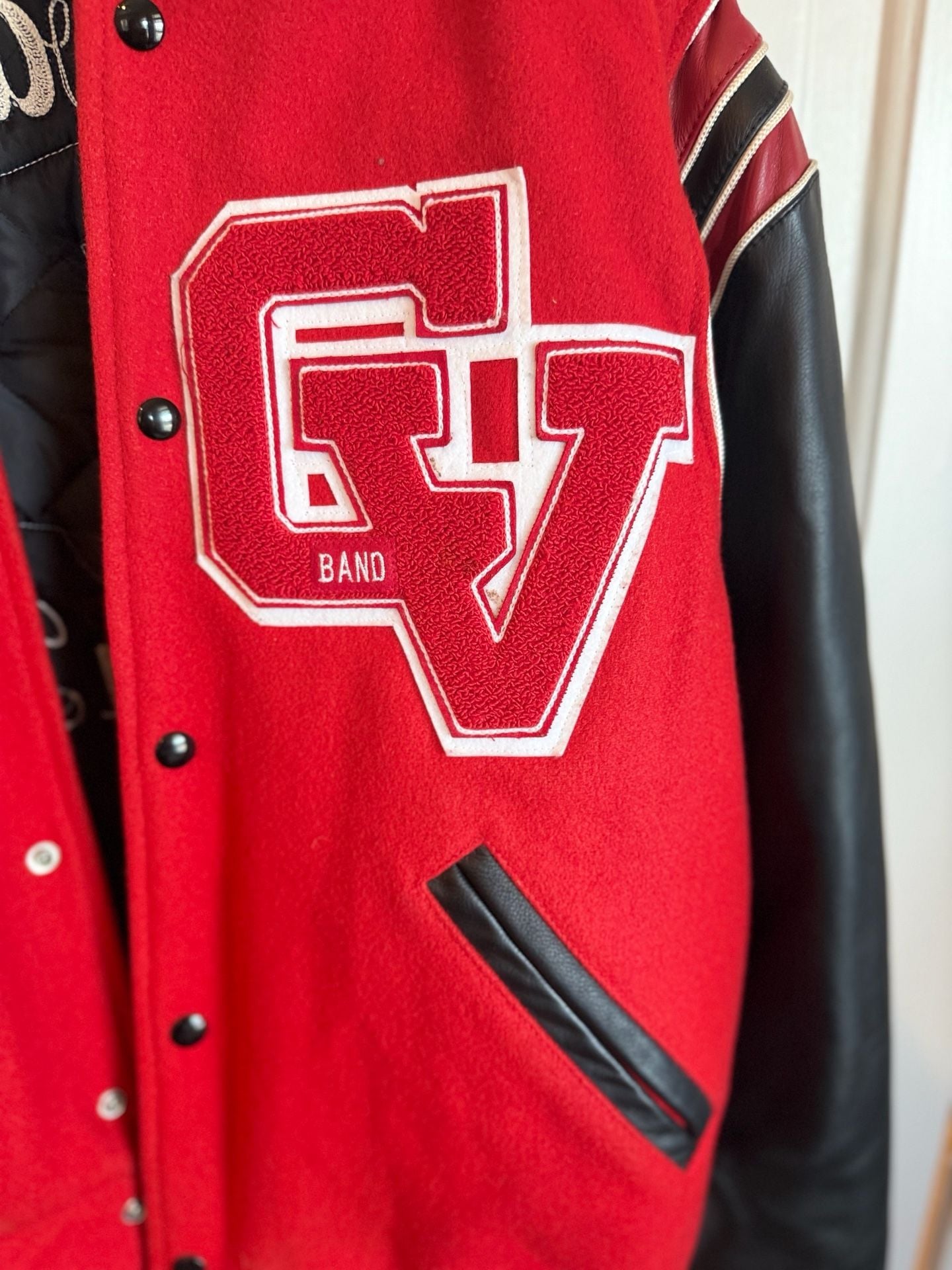 T & M Sportswear Chippewa Valley Marching Band Varsity Jacket Size XL 9