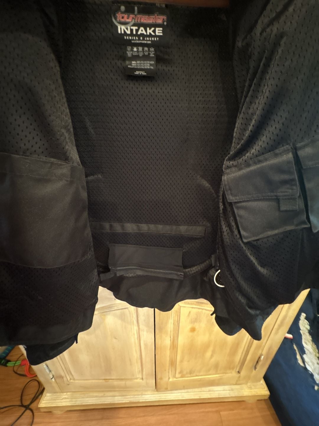 Tourmaster Intake Series 2 Jacket Size XXL/48 Black Mesh Motorcycle 17