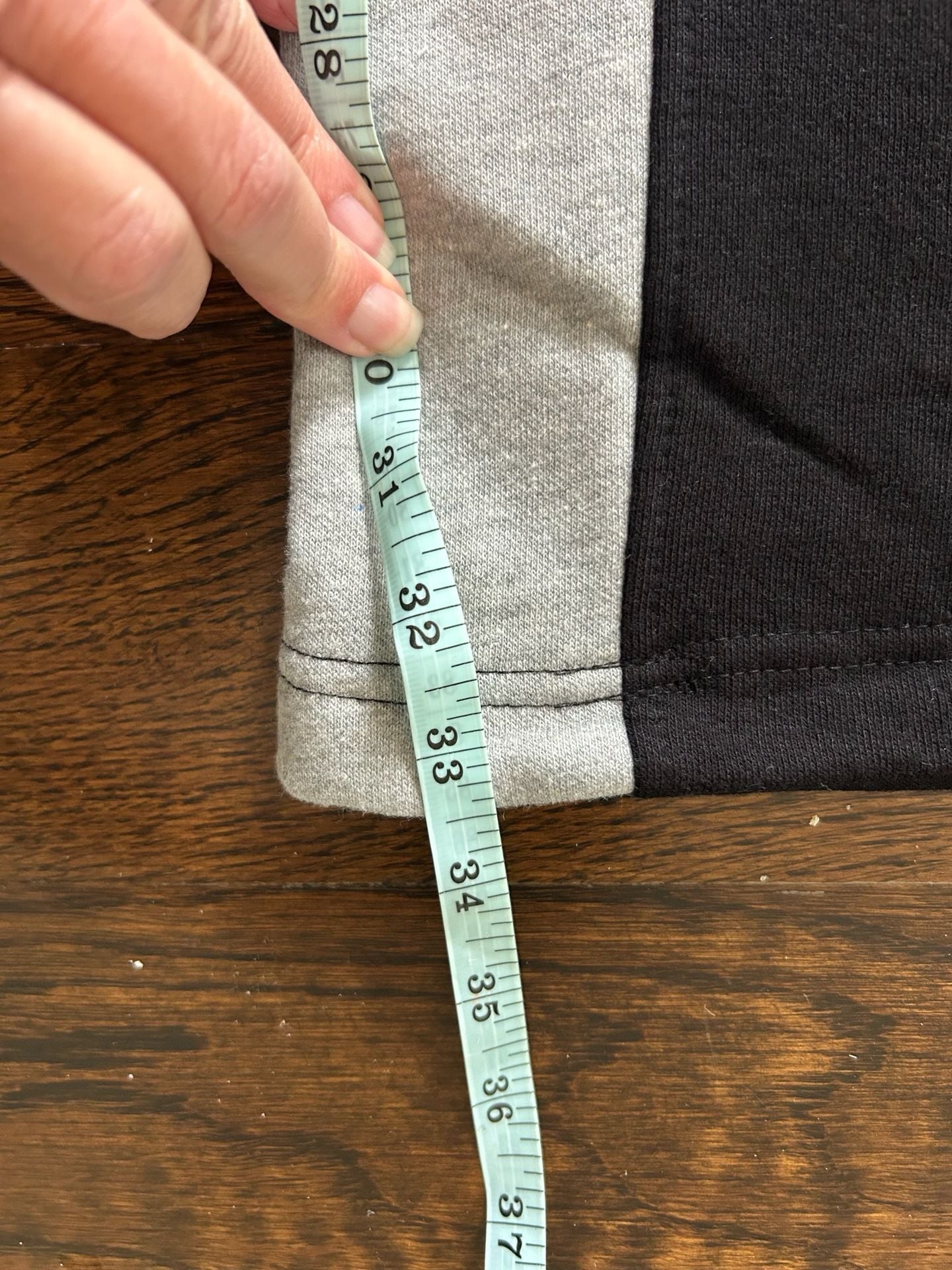 Hustle N Stack Colorblocked Flare Sweatpants Black Gray NWT 11