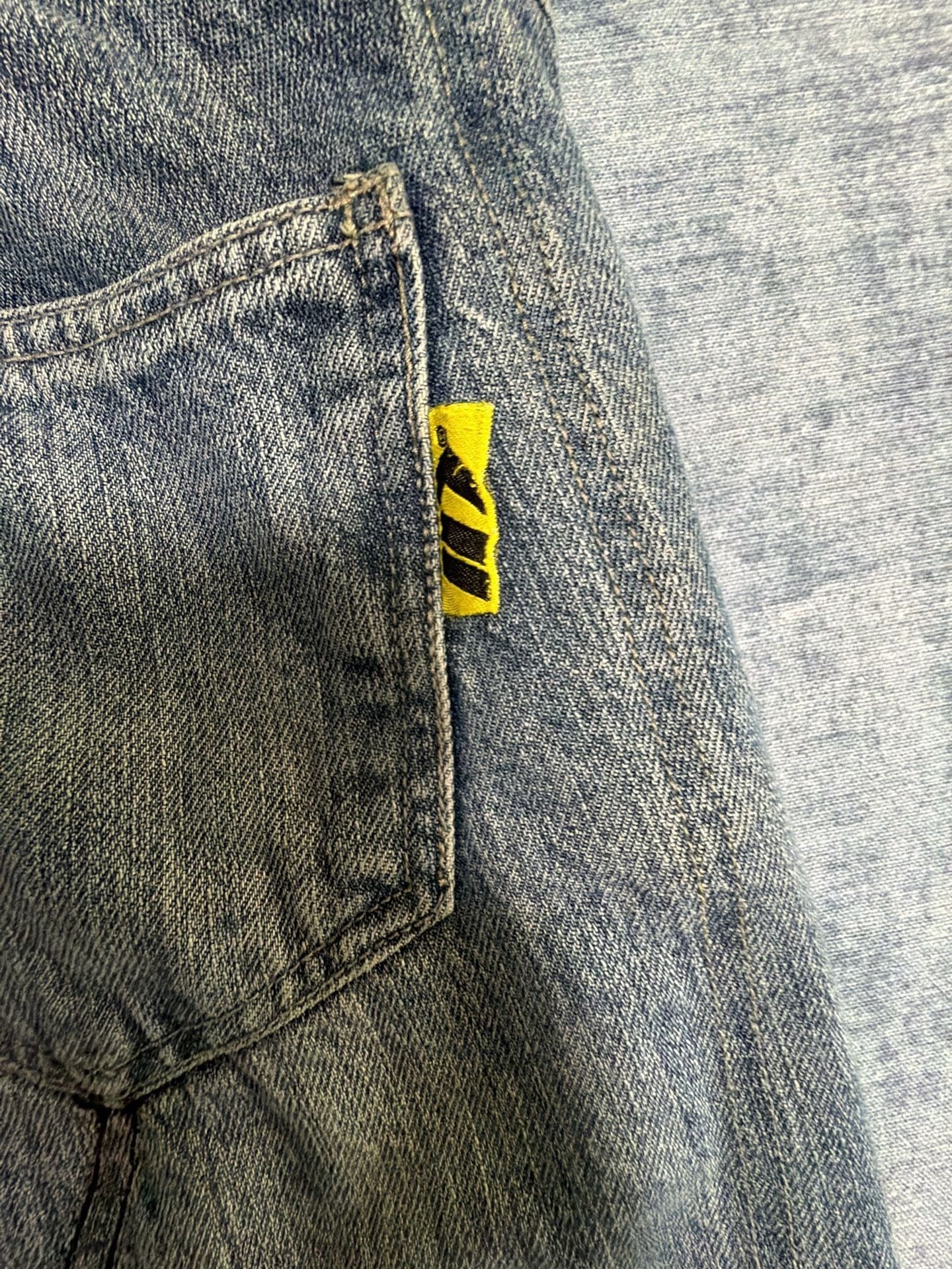 BILT Iron Workers Jeans Size 34 Blue Protective Lining Motorcycle Denim 5