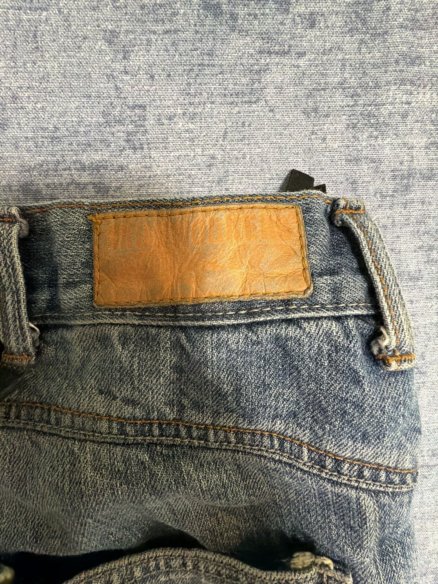 BILT Iron Workers Jeans Size 34 Blue Protective Lining Motorcycle Denim 6