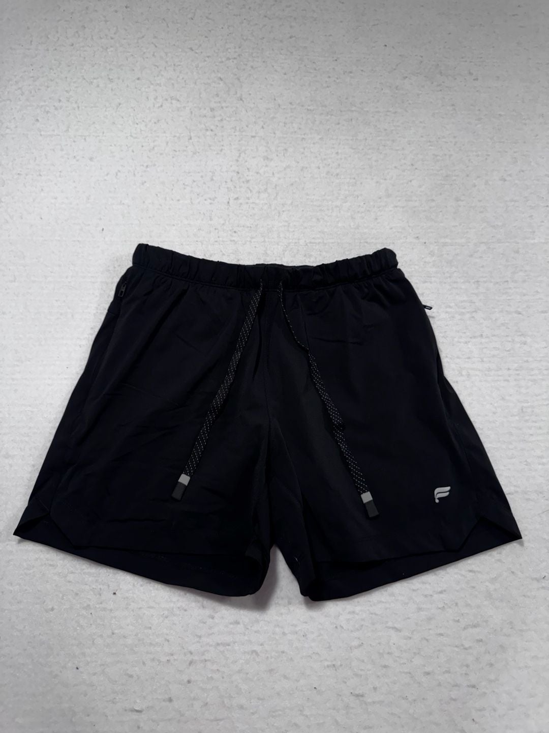 Fabletics Lined Athletic Shorts Size S Black Pocket 2