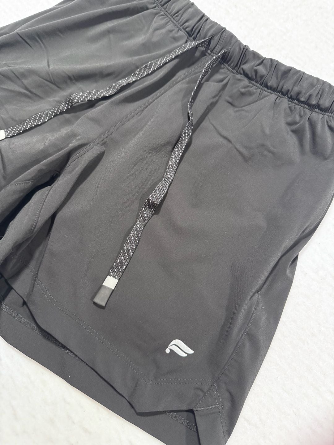 Fabletics Lined Athletic Shorts Size S Black Pocket 3