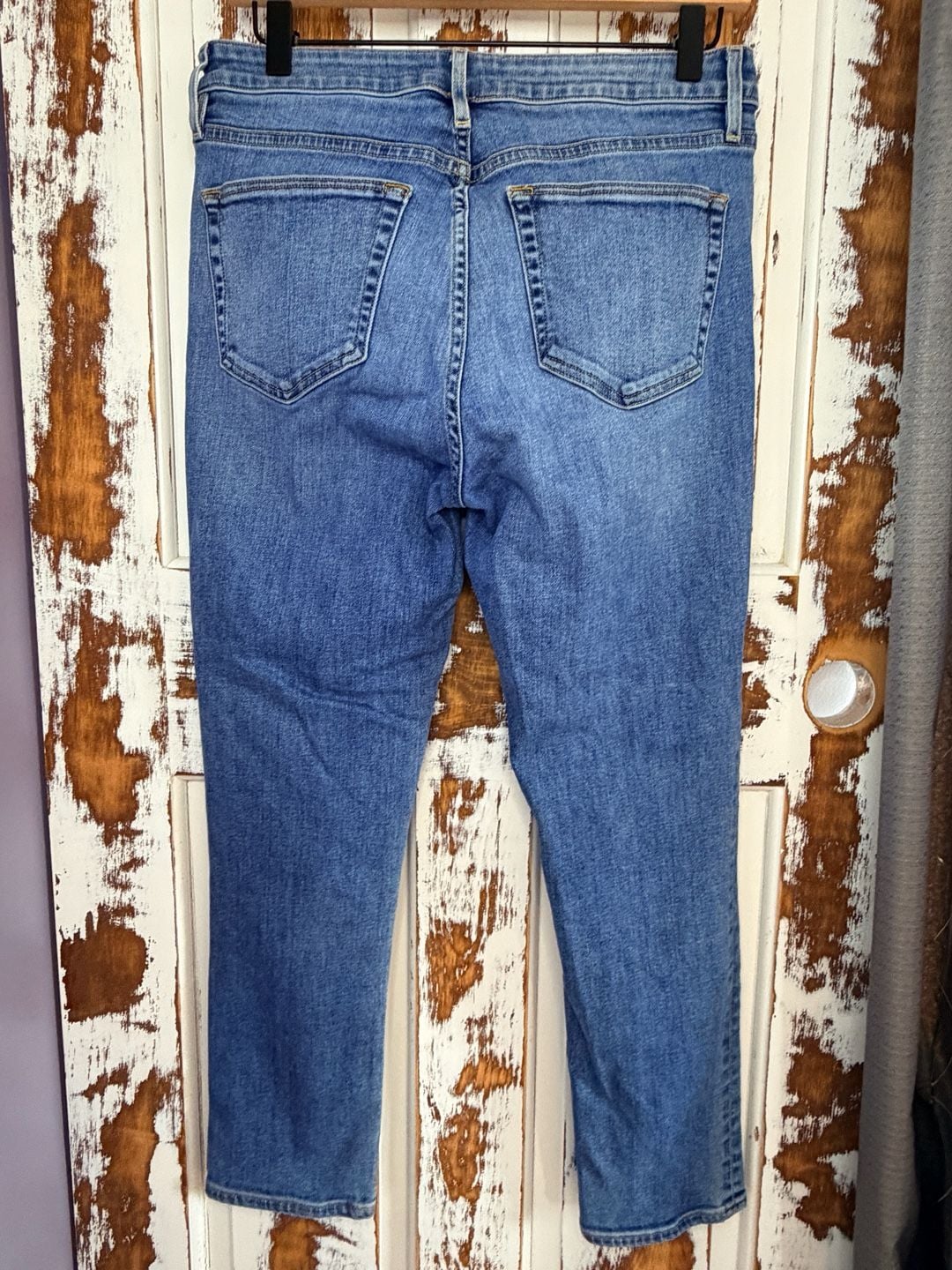 Slvrlake Women’s Lou Lou Straight Leg Jeans Size 30 Medium Wash High Rise 3
