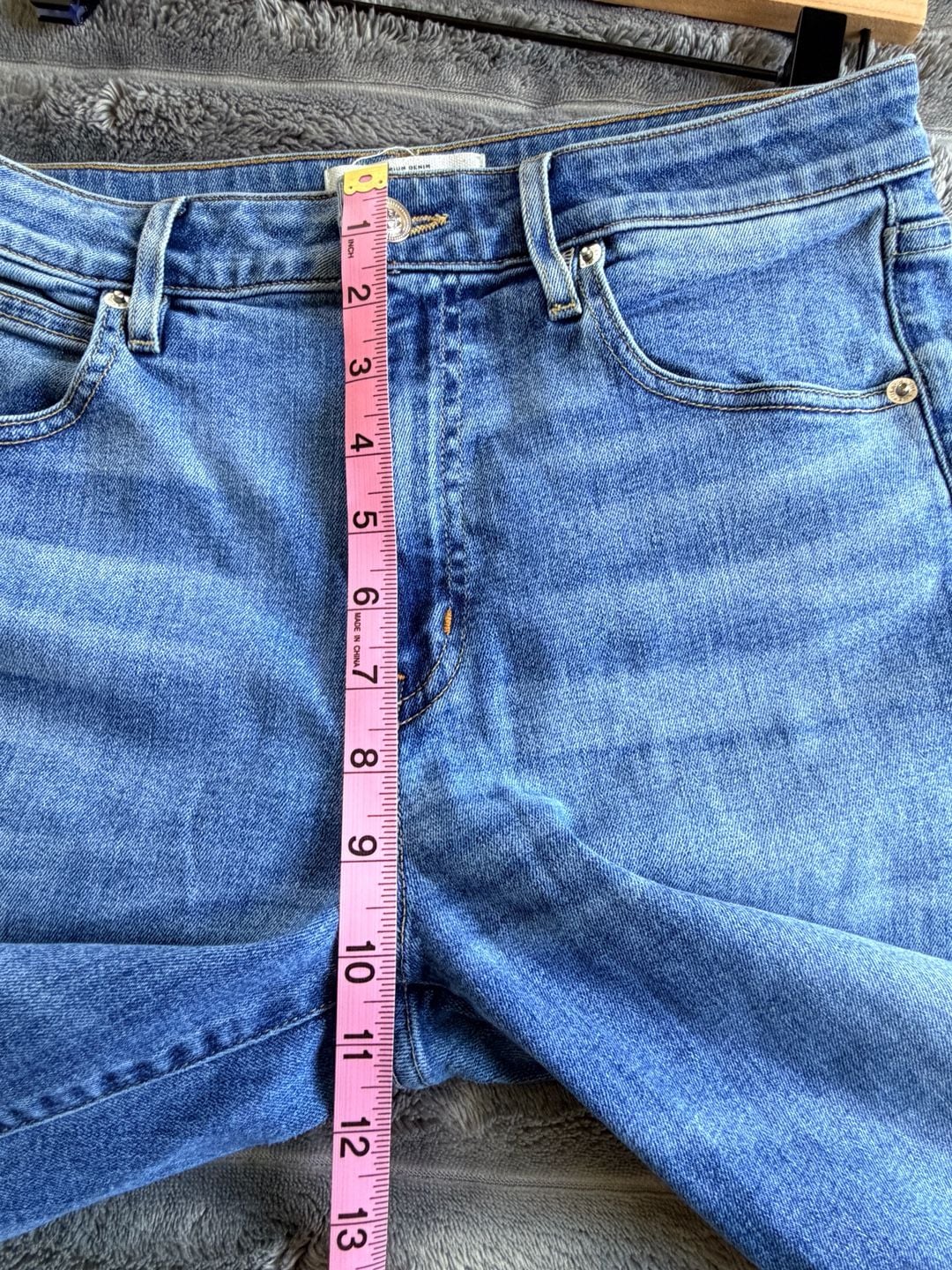 Slvrlake Women’s Lou Lou Straight Leg Jeans Size 30 Medium Wash High Rise 8