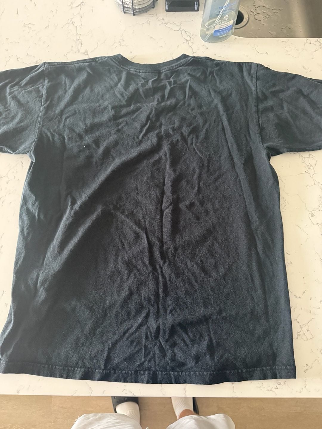 AC/DC Rockware T-Shirt Size L Black Hand of Lightning 2004 Graphic Tee 5