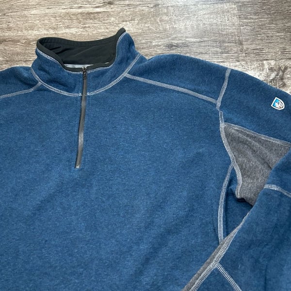 Kuhl Kashmira Men's Sweater XXL Long Sleeve Pullover 1/4 Zip Hiking Outdoor J2