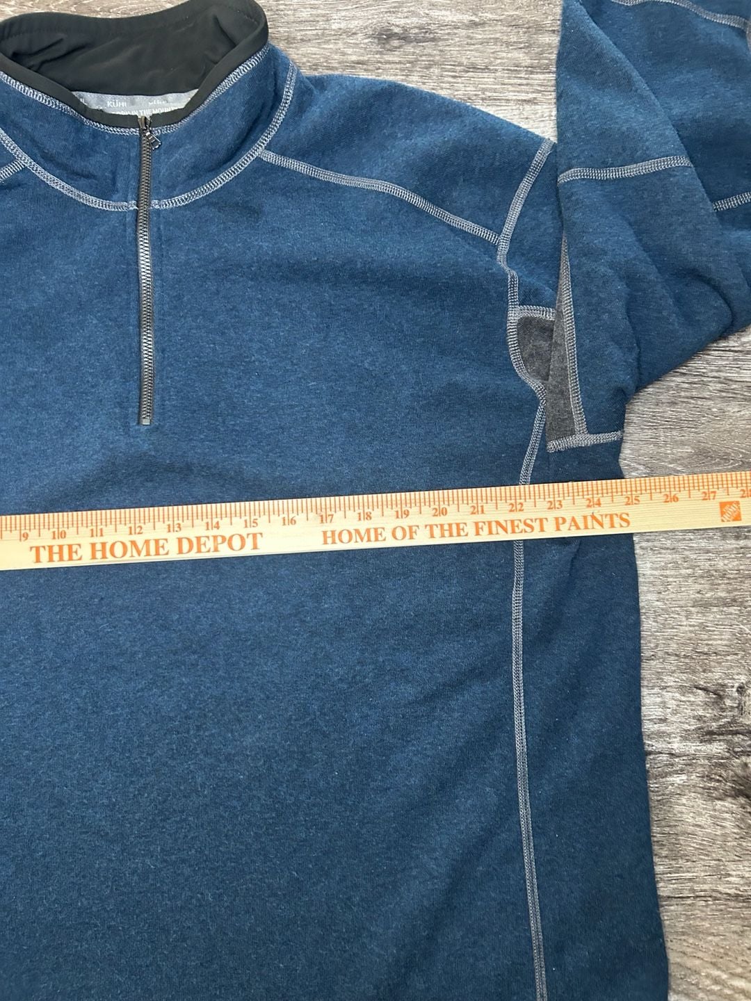 Kuhl Kashmira Men's Sweater XXL Long Sleeve Pullover 1/4 Zip Hiking Outdoor J2 7