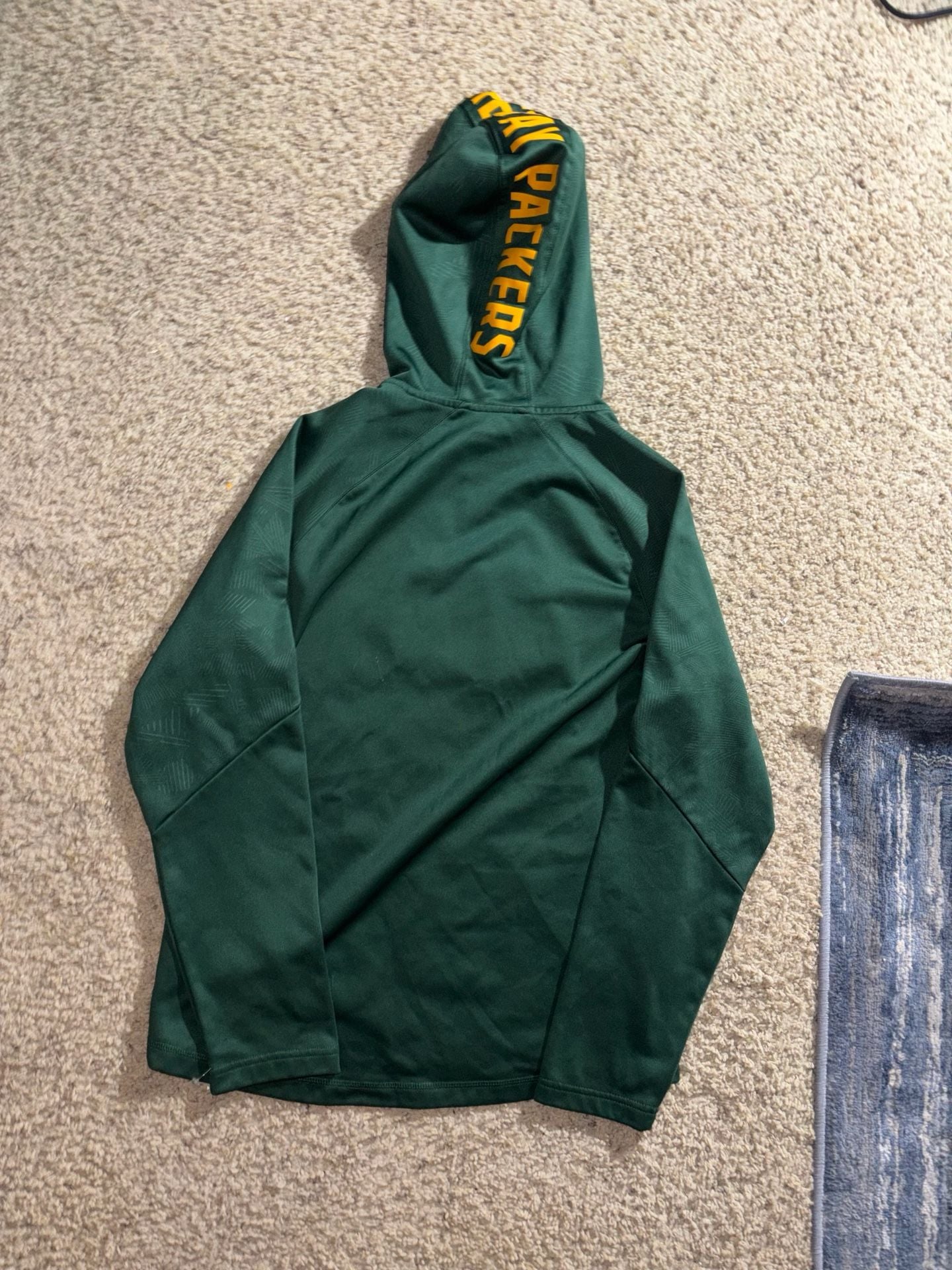 Fanatics Green Bay Packers Hoodie Size M Green Yellow NFL Sweatshirt 4