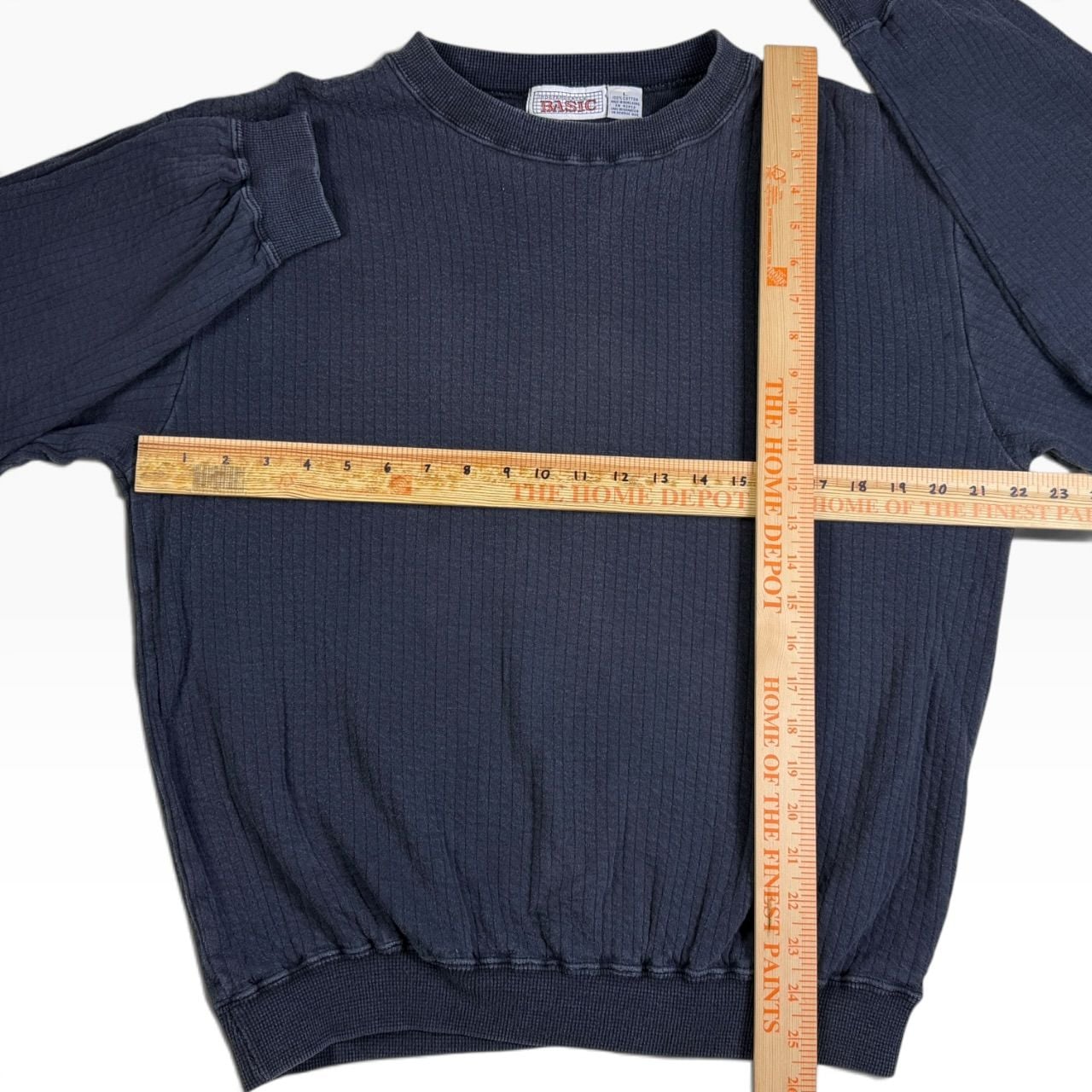 Vintage 90s Independently Basic Faded Crewneck L 5
