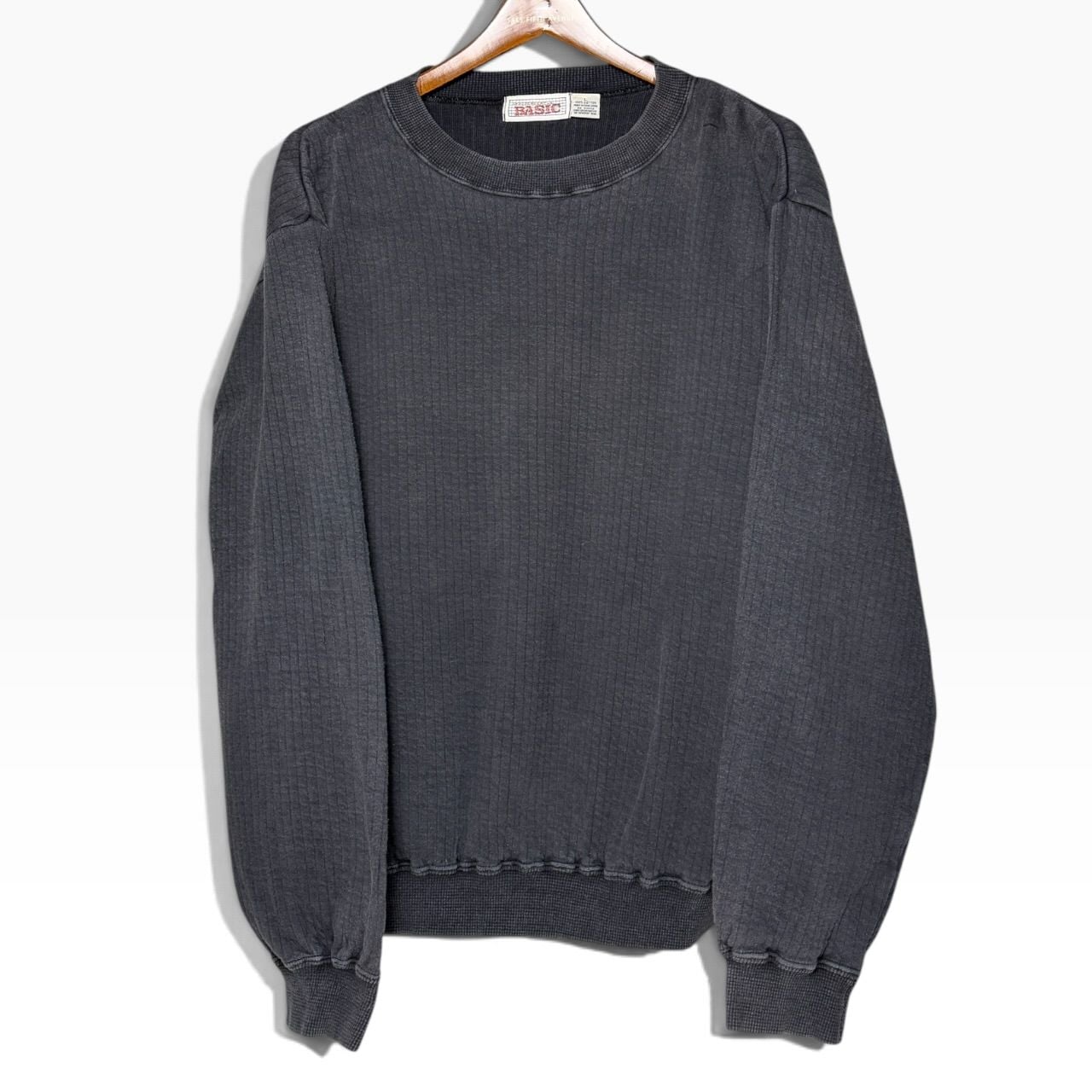 Vintage 90s Independently Basic Faded Crewneck L 6