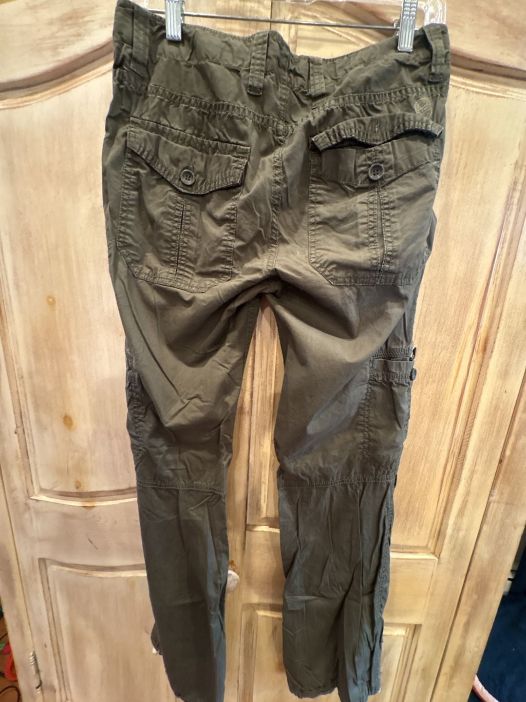 L.O.G.G. Cargo Pants Size 8 Olive Green Cotton Utility Trousers 5