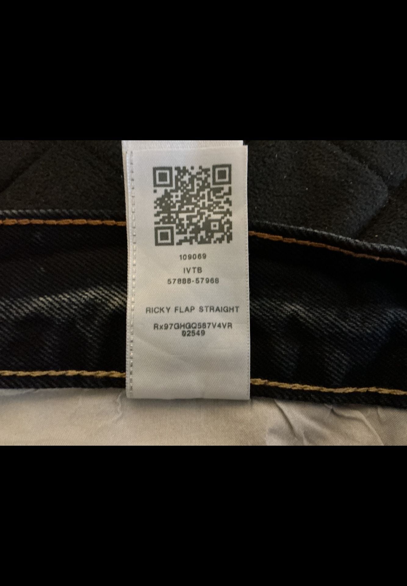 True Religion Ricky Relaxed Straight Dark Wash Denim Jeans 13