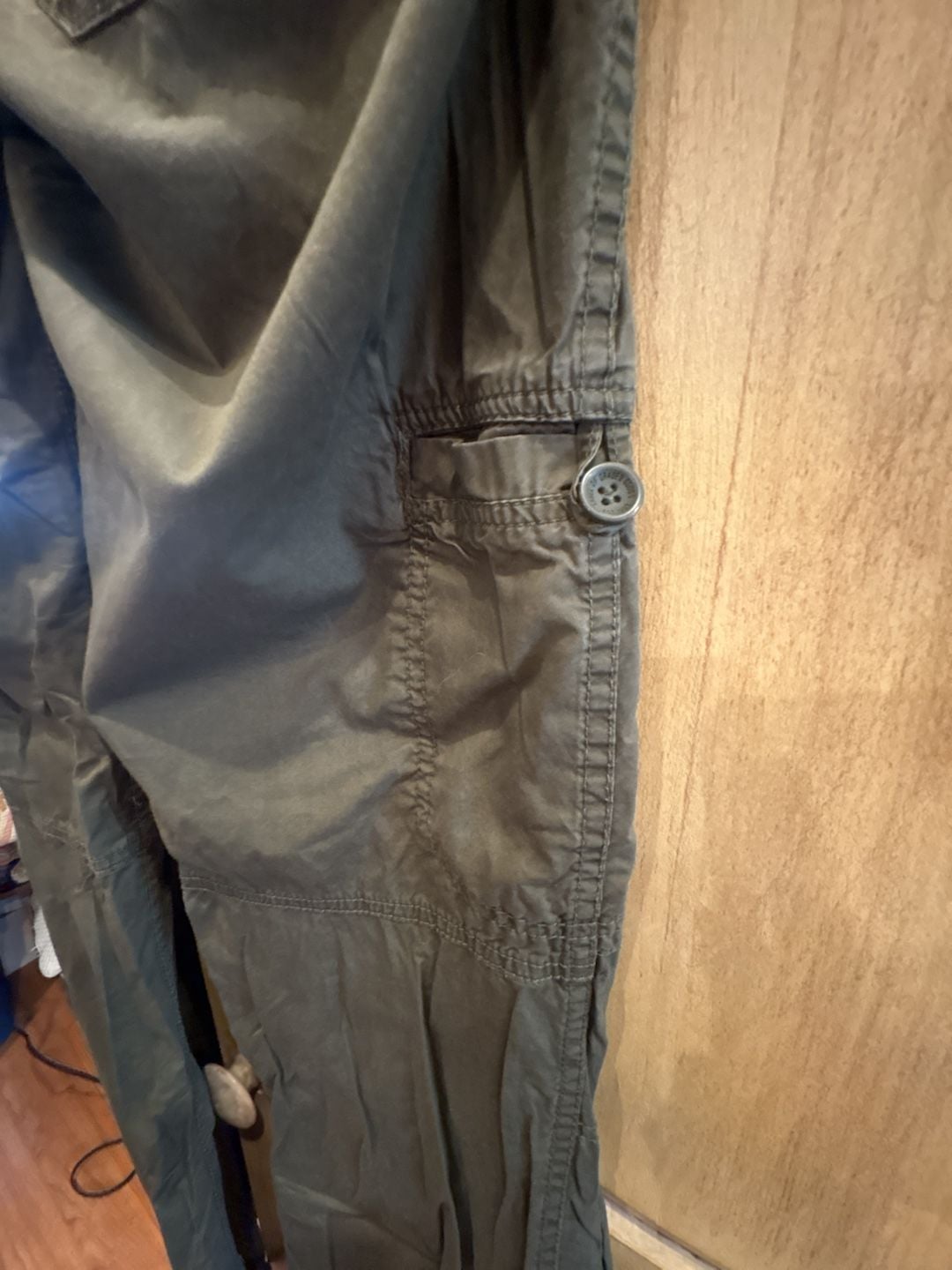 L.O.G.G. Cargo Pants Size 8 Olive Green Cotton Utility Trousers 9