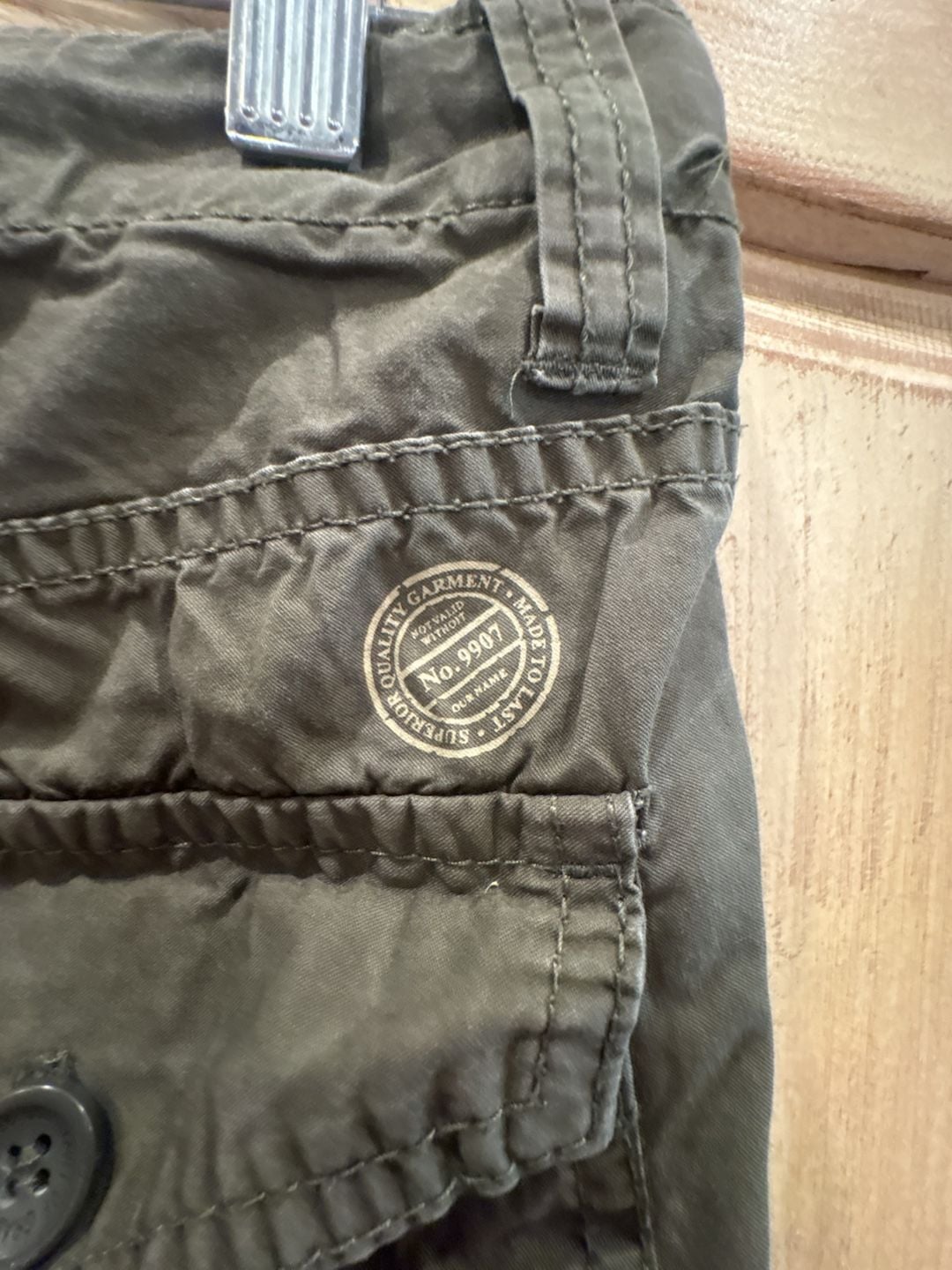 L.O.G.G. Cargo Pants Size 8 Olive Green Cotton Utility Trousers 12
