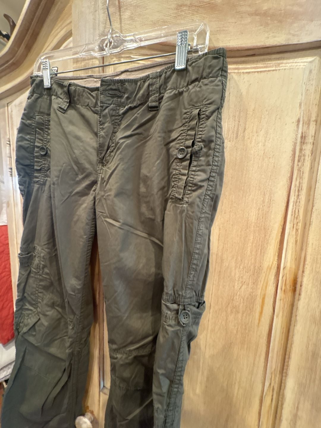 L.O.G.G. Cargo Pants Size 8 Olive Green Cotton Utility Trousers 13