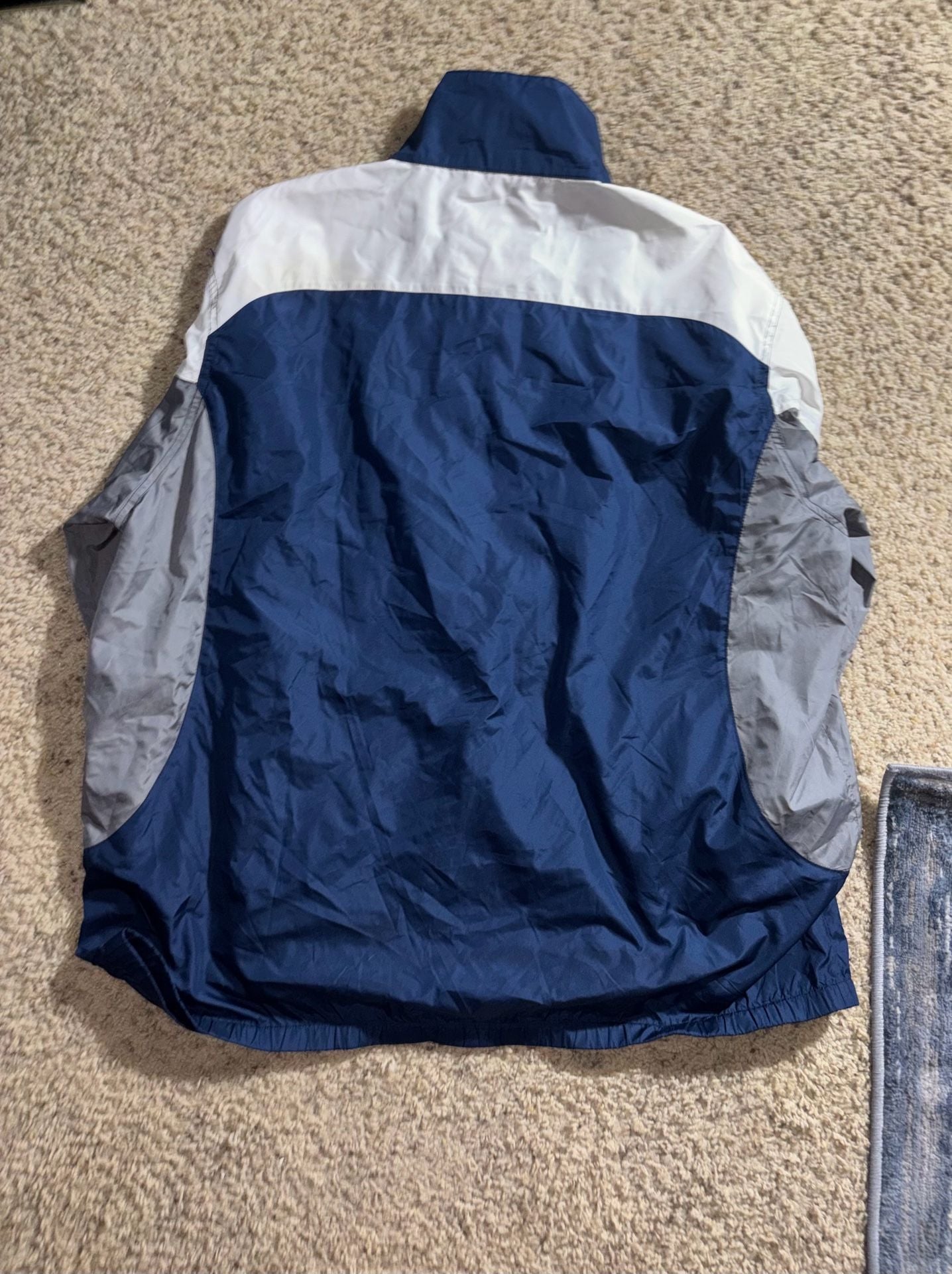 NFL San Diego Chargers Windbreaker Jacket Size XXL Navy Blue White 3