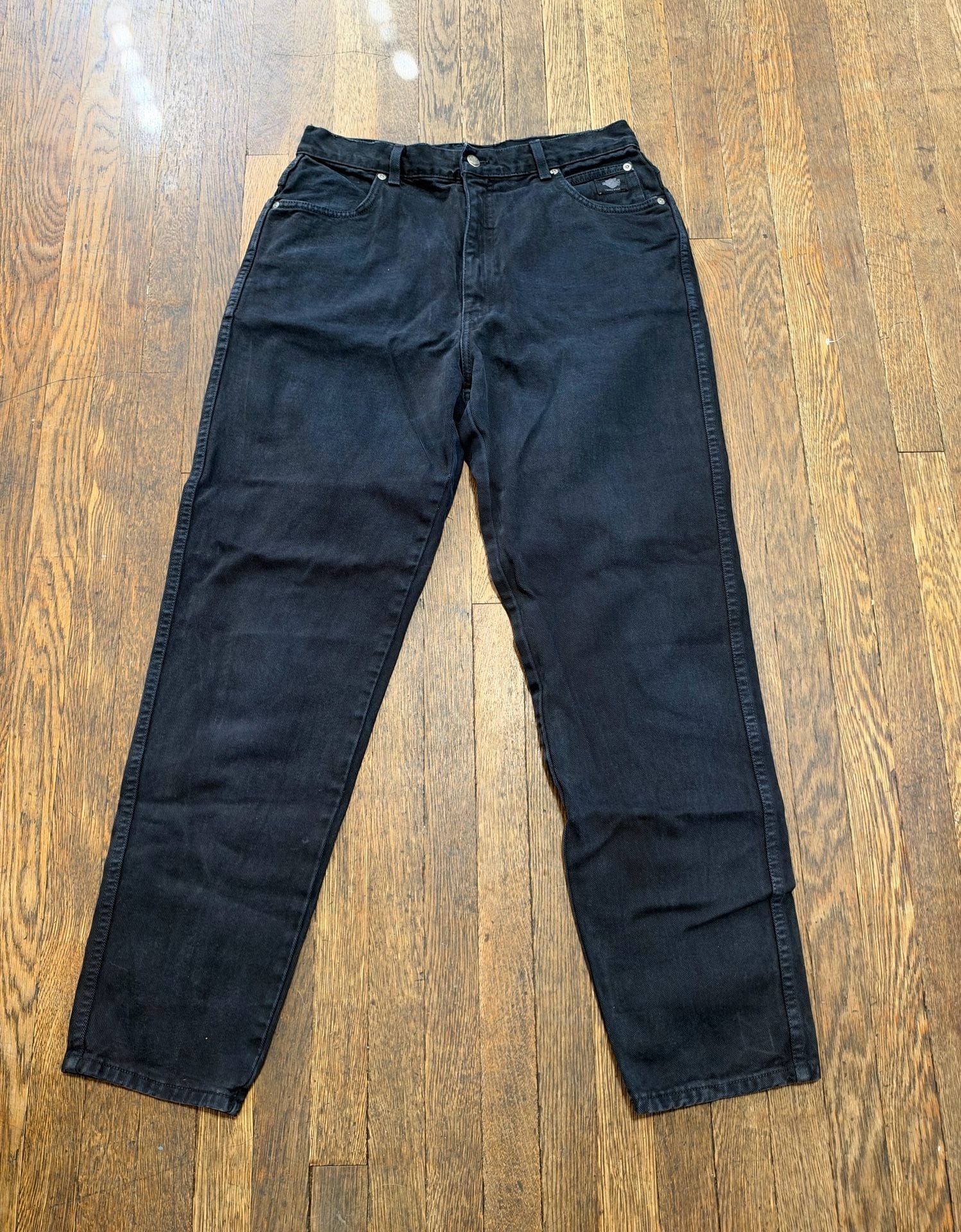 Vintage 90’s Harley-Davidson Classic Jeans Size 14/R Black Denim Cotton 2