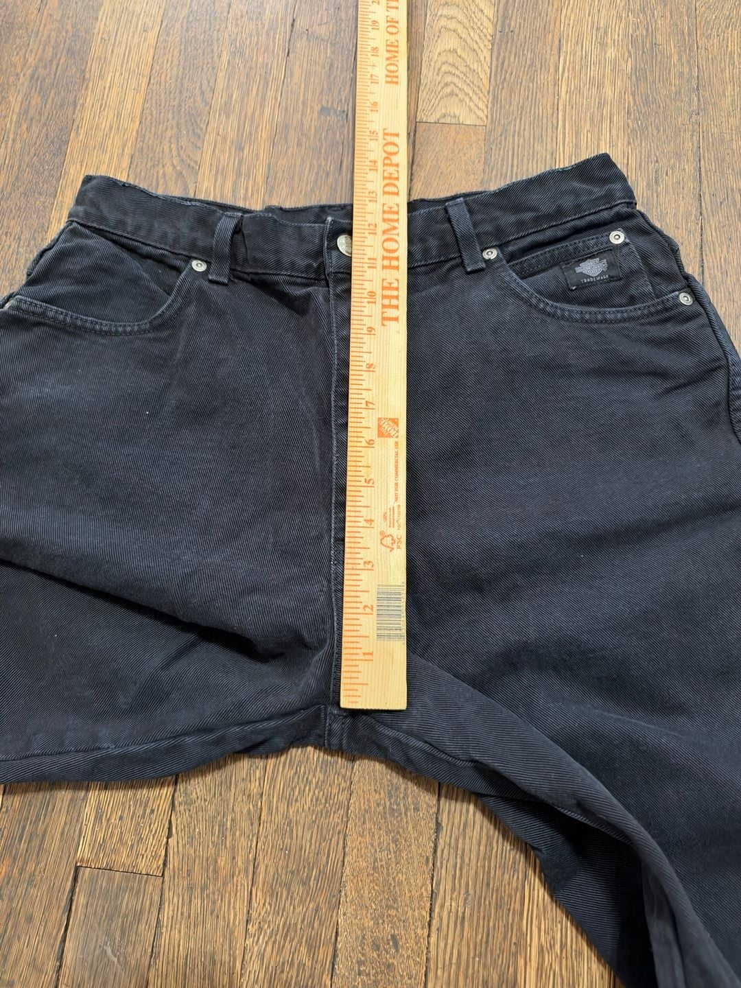 Vintage 90’s Harley-Davidson Classic Jeans Size 14/R Black Denim Cotton 6