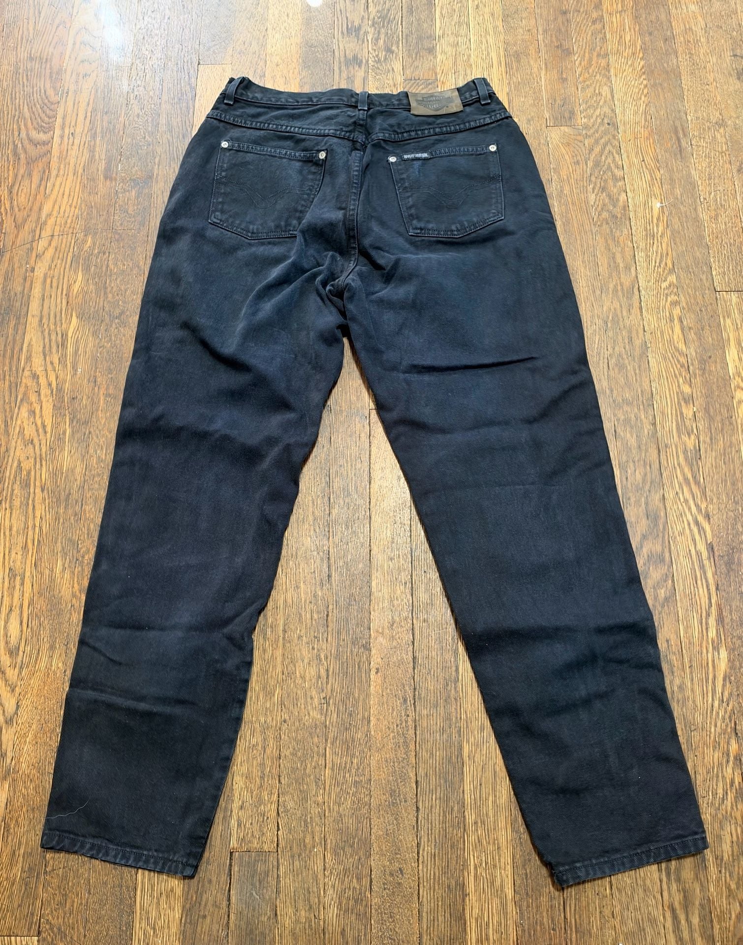 Vintage 90’s Harley-Davidson Classic Jeans Size 14/R Black Denim Cotton 8