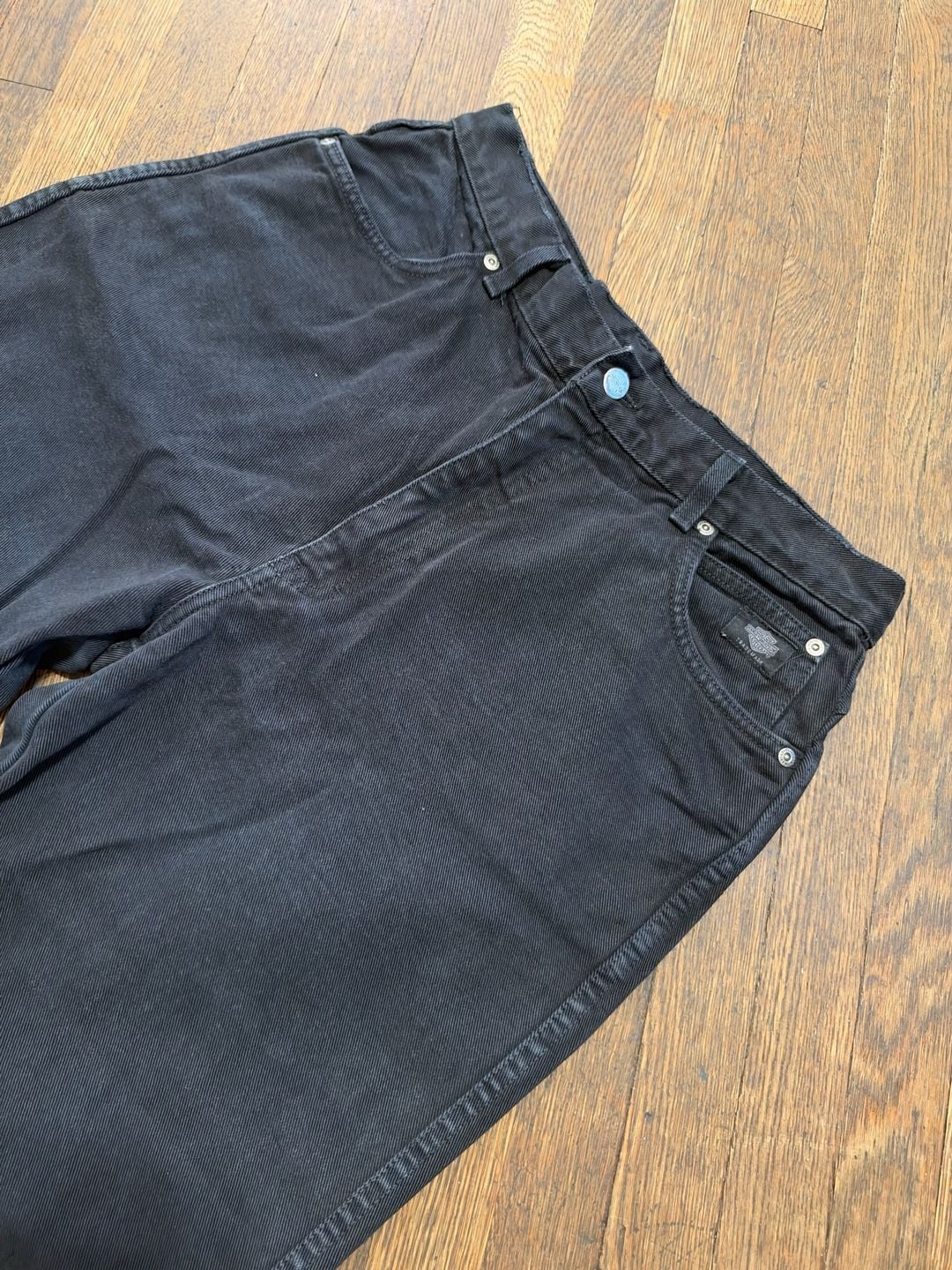 Vintage 90’s Harley-Davidson Classic Jeans Size 14/R Black Denim Cotton 12