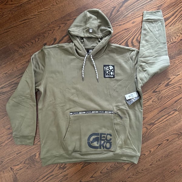 Ecko Unltd Hoodie Size 3XL Olive Logo Pullover NWT