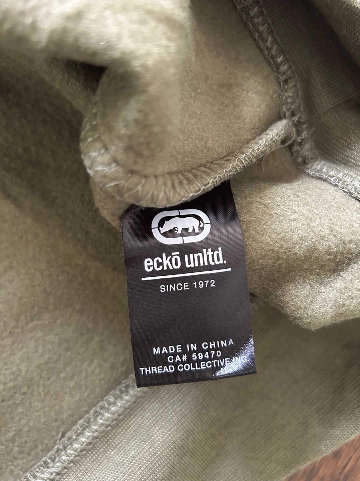 Ecko Unltd Hoodie Size 3XL Olive Logo Pullover NWT 6