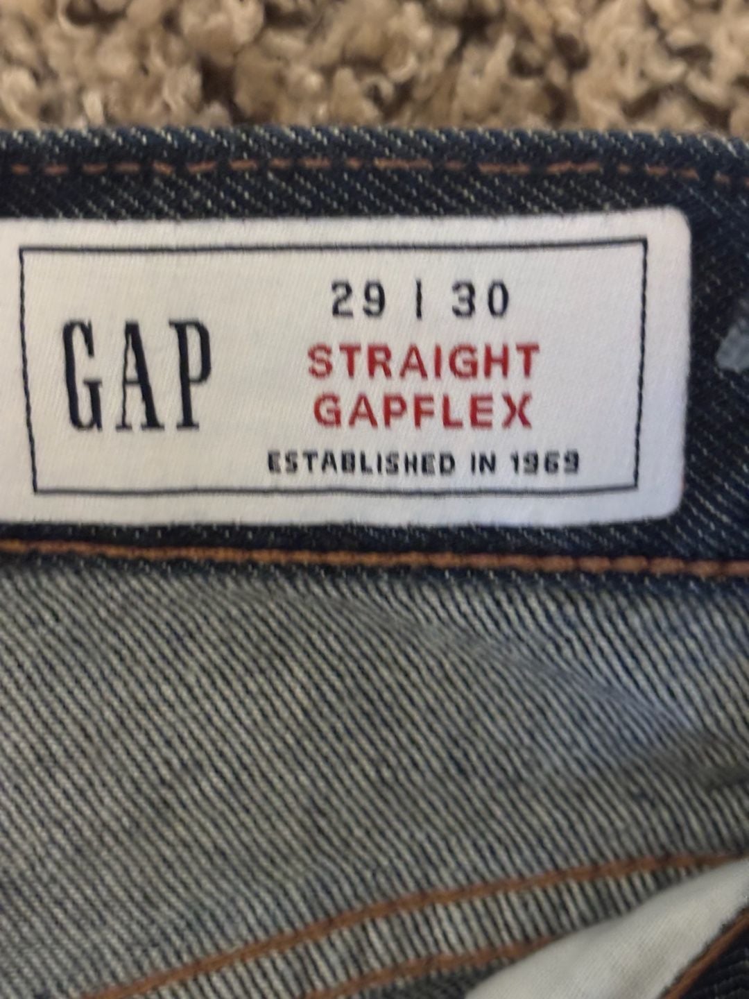 Gap Straight Gapflex Jeans Size 29x30 Dark Wash Denim 3