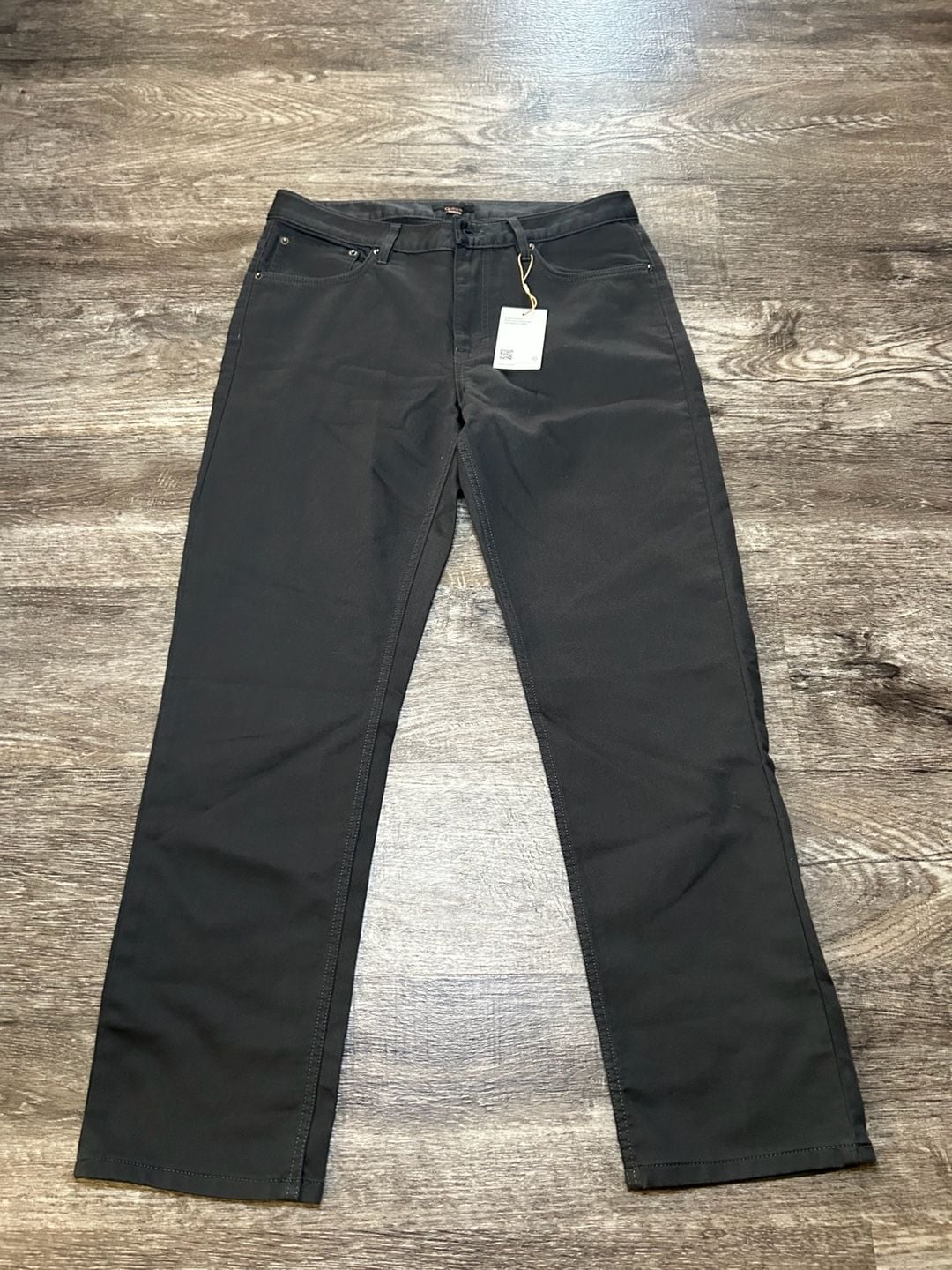 Quince 32x30 Black Stretch Canvas 5-Pocket Tech Pants New With Tags 2