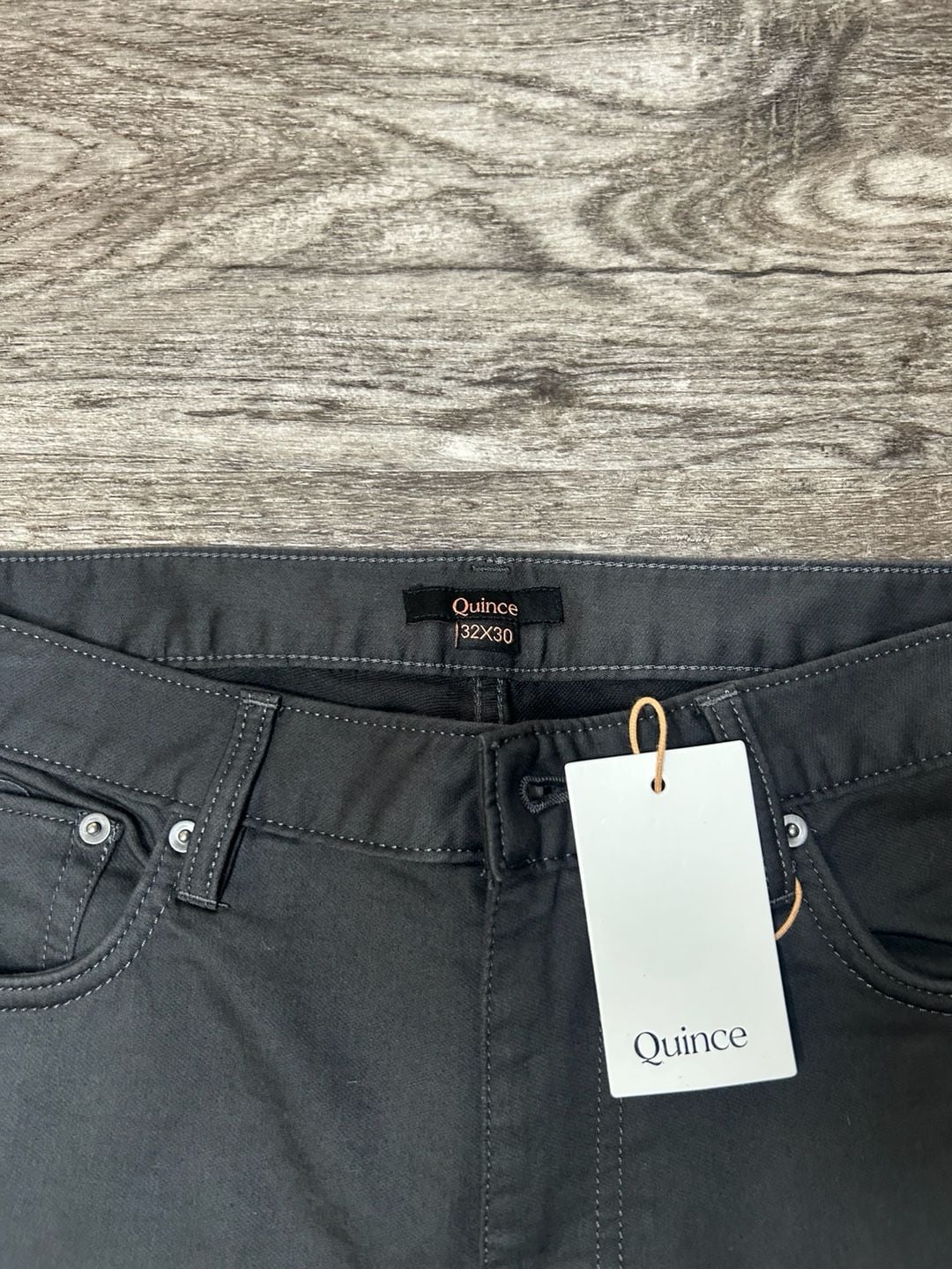 Quince 32x30 Black Stretch Canvas 5-Pocket Tech Pants New With Tags 4