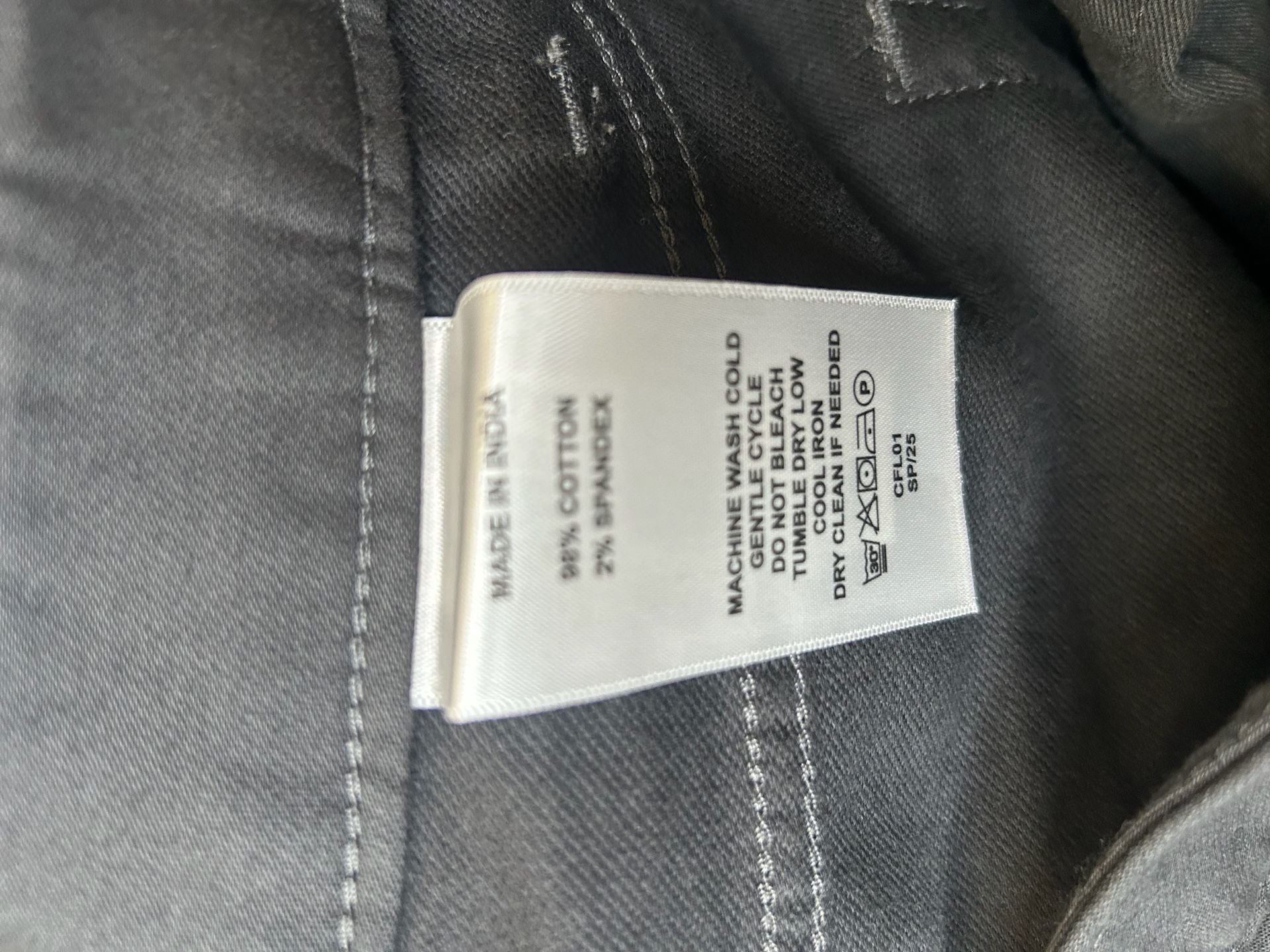 Quince 32x30 Black Stretch Canvas 5-Pocket Tech Pants New With Tags 9