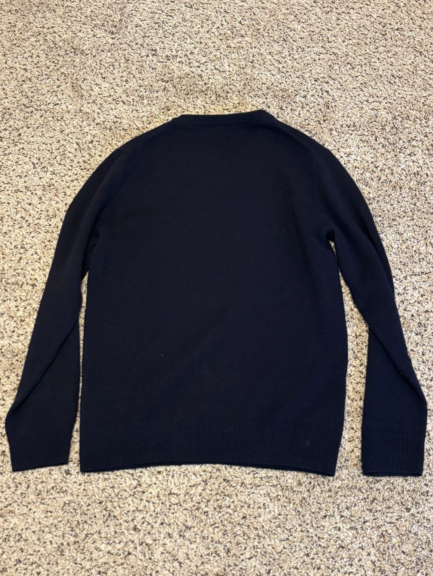 J.Crew Cashmere Sweater Size XS Navy Blue Crewneck 4