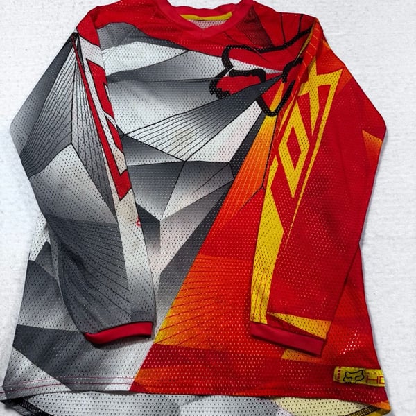 Fox Racing Airline HC Jersey Youth L Red Yellow Motocross