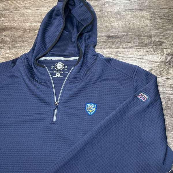 Flag & Anthem Madeflex Legacy Performance Waffle 1/4-Zip Hoodie Size XL