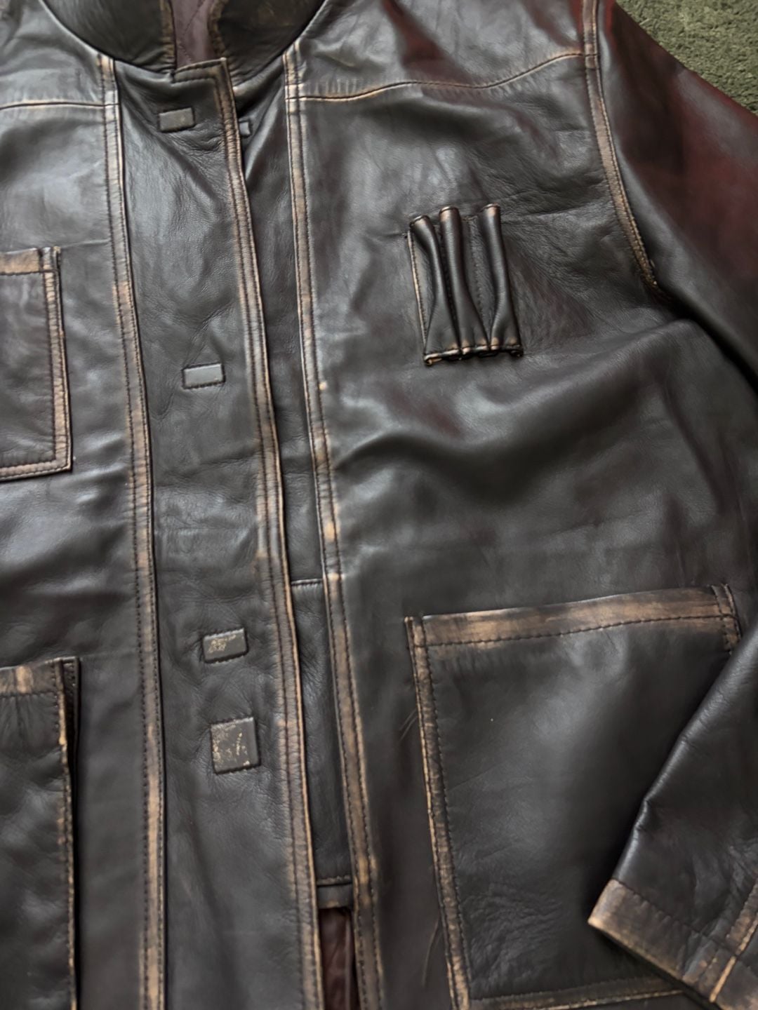 Matchless Han Solo Leather Jacket Brown 7