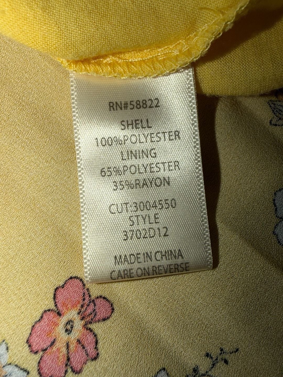 Max Studio Yellow Floral Skirt - Medium 7