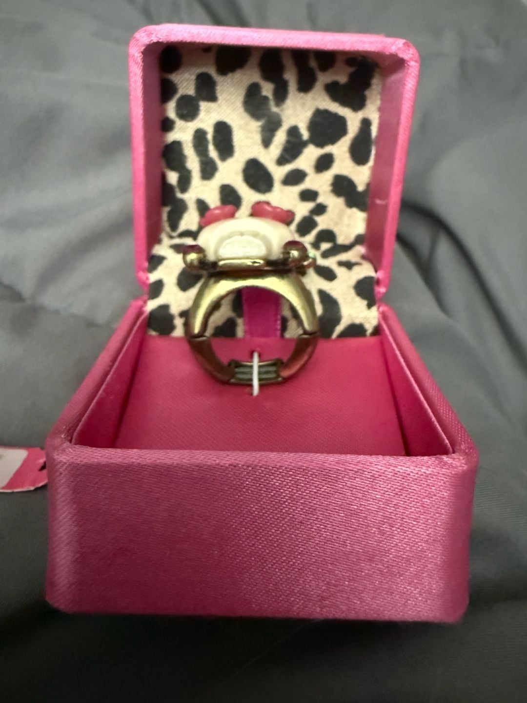 Betsey Johnson Sugar Skull Crown Ring 3