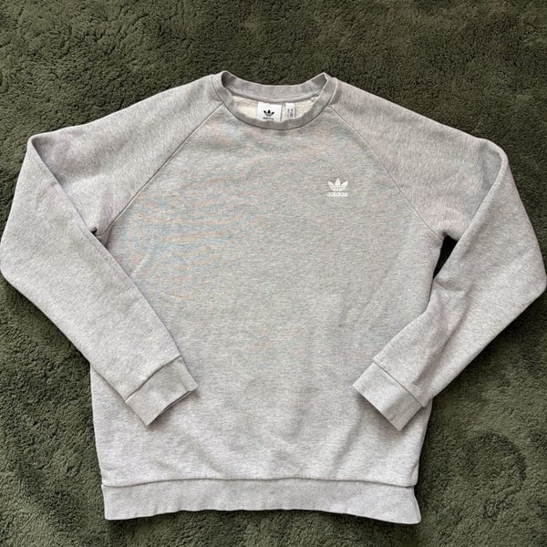 Adidas Originals Trefoil Crewneck Sweatshirt Gray
