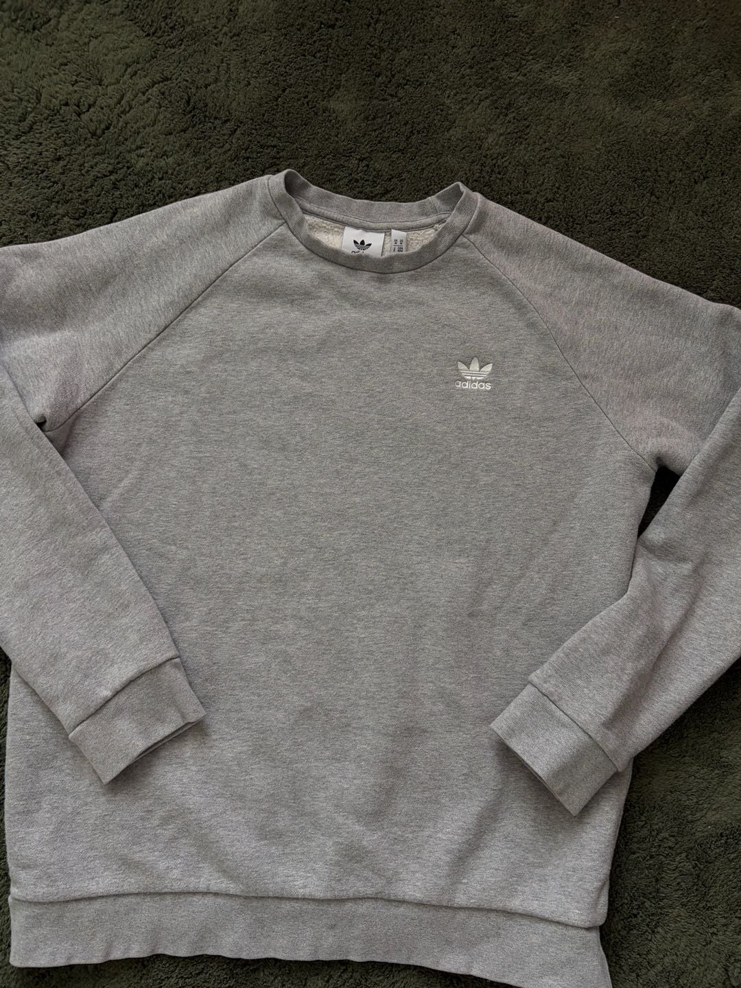 Adidas Originals Trefoil Crewneck Sweatshirt Gray 3