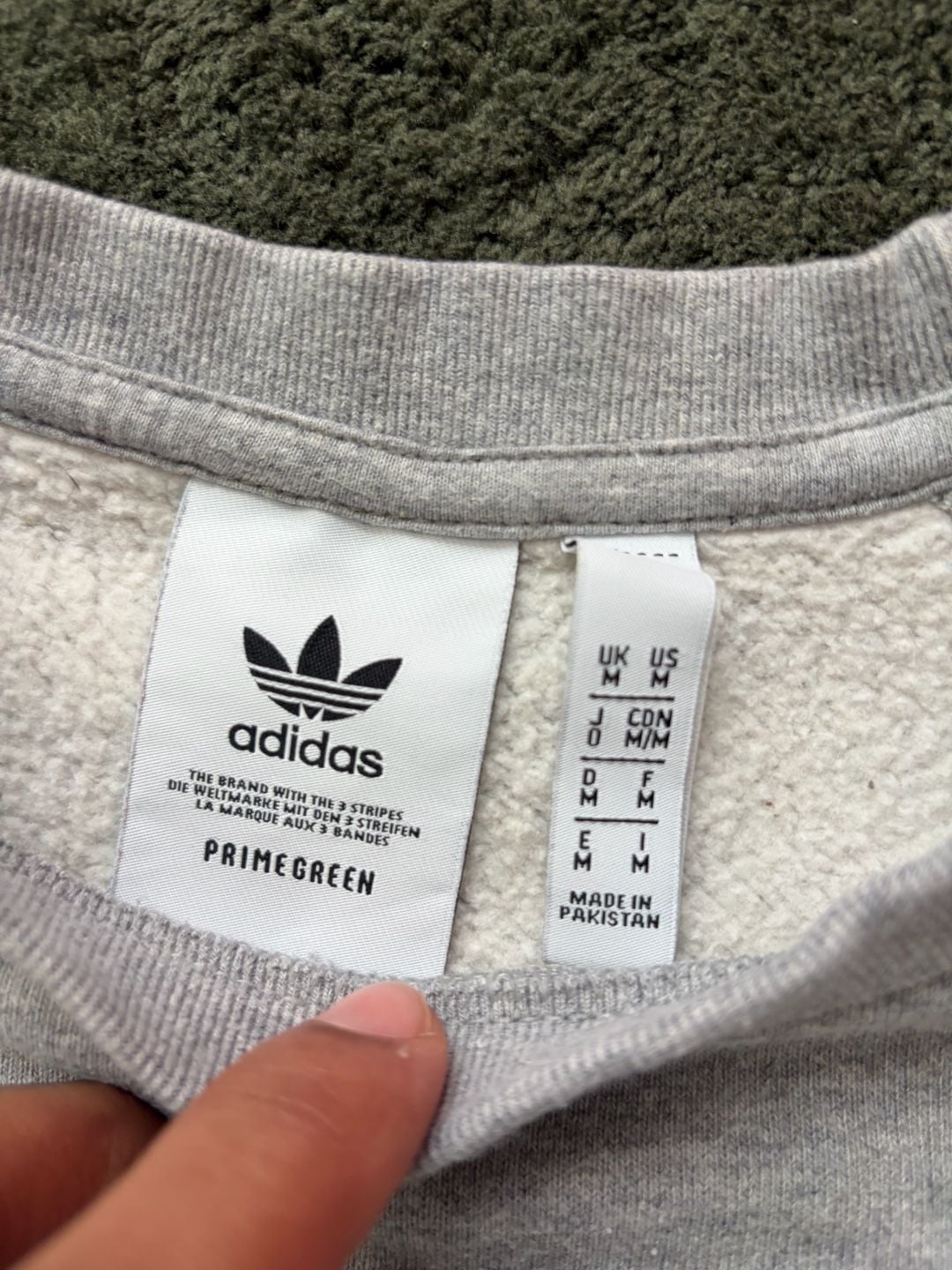 Adidas Originals Trefoil Crewneck Sweatshirt Gray 5