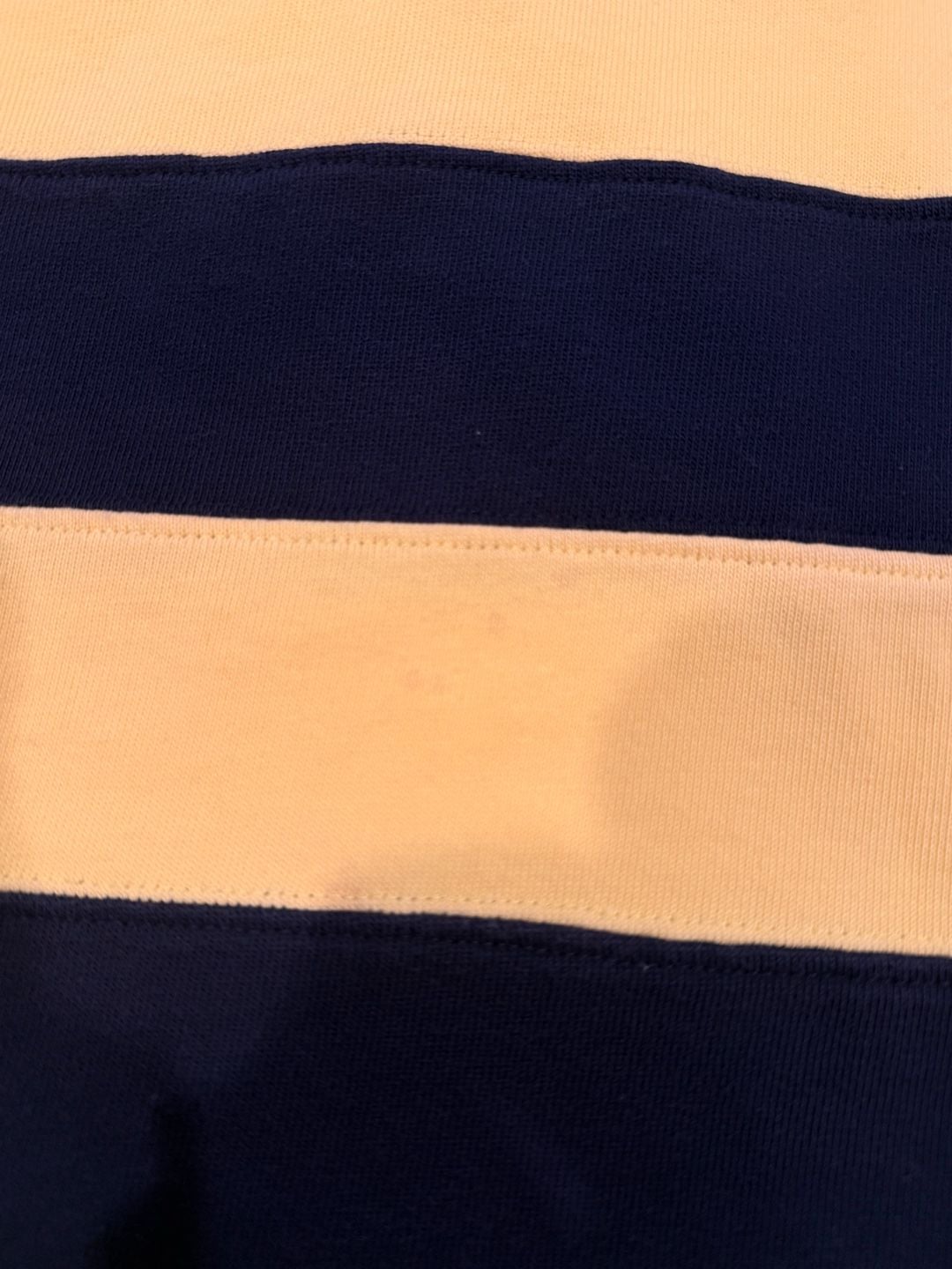 Polo Ralph Lauren Striped Rugby Shirt Yellow Navy size unknown. 8