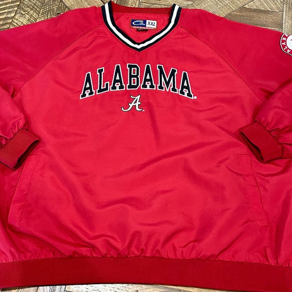 Cadre Alabama Crimson Tide Windbreaker Pullover Jacket Size XXL Red