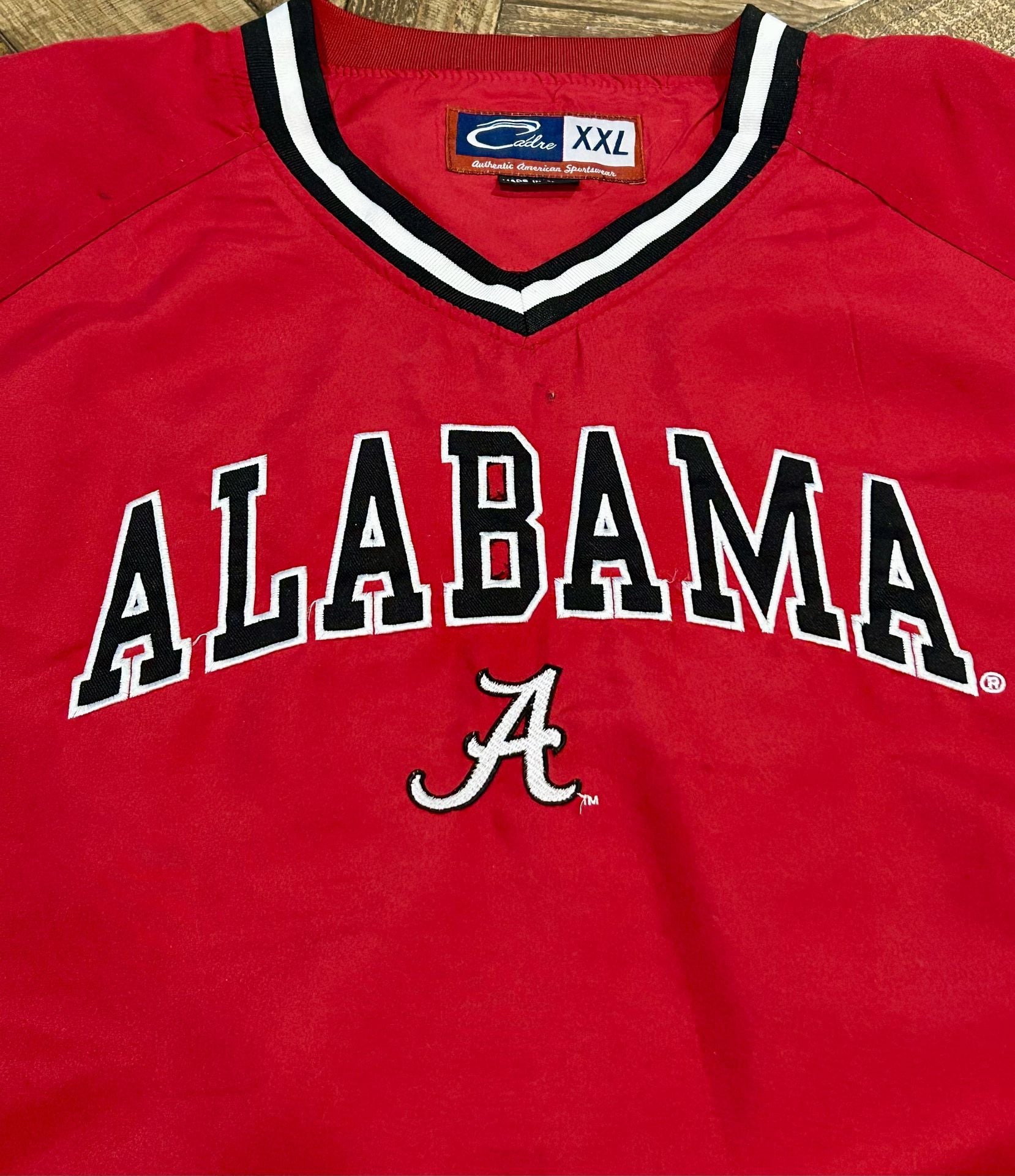 Cadre Alabama Crimson Tide Windbreaker Pullover Jacket Size XXL Red 3