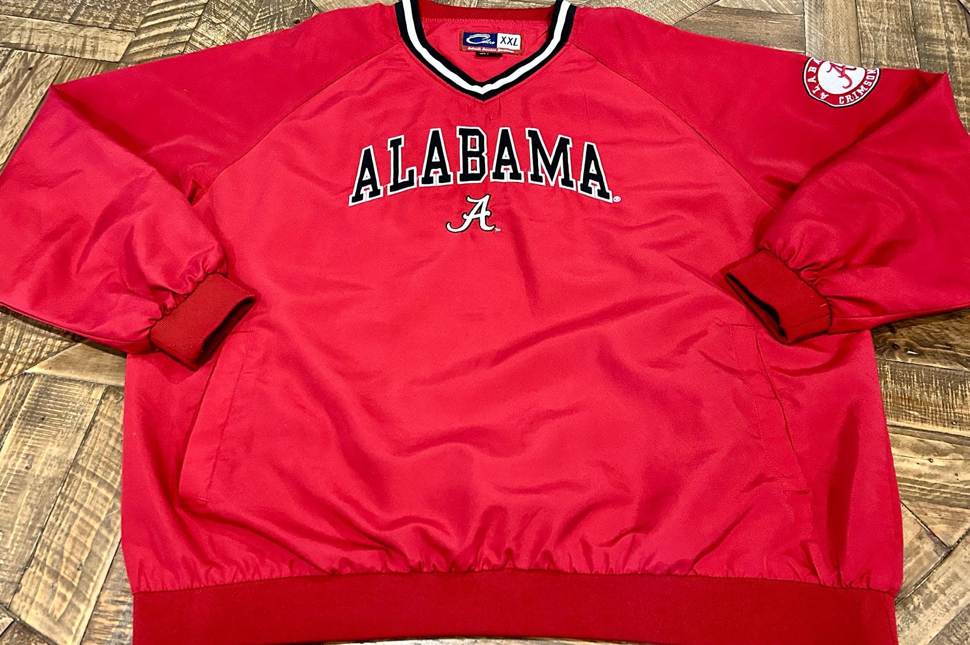 Cadre Alabama Crimson Tide Windbreaker Pullover Jacket Size XXL Red 6