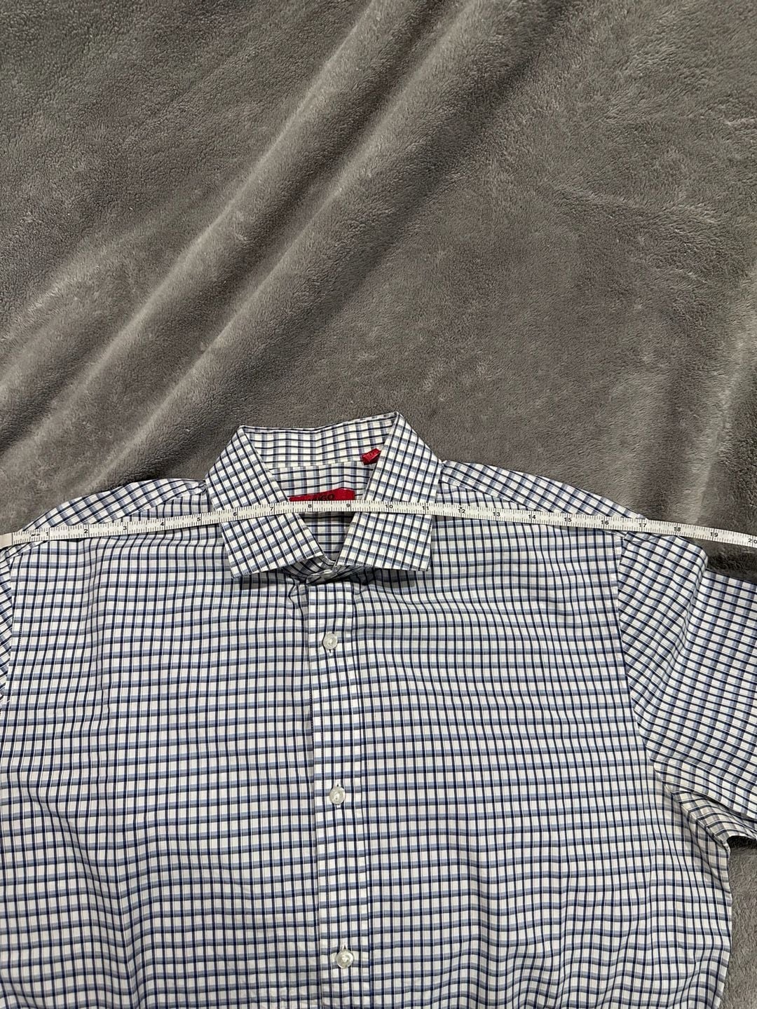 HUGO by Hugo Boss Endersonx Checkered Slim Fit Button-Down Shirt 13