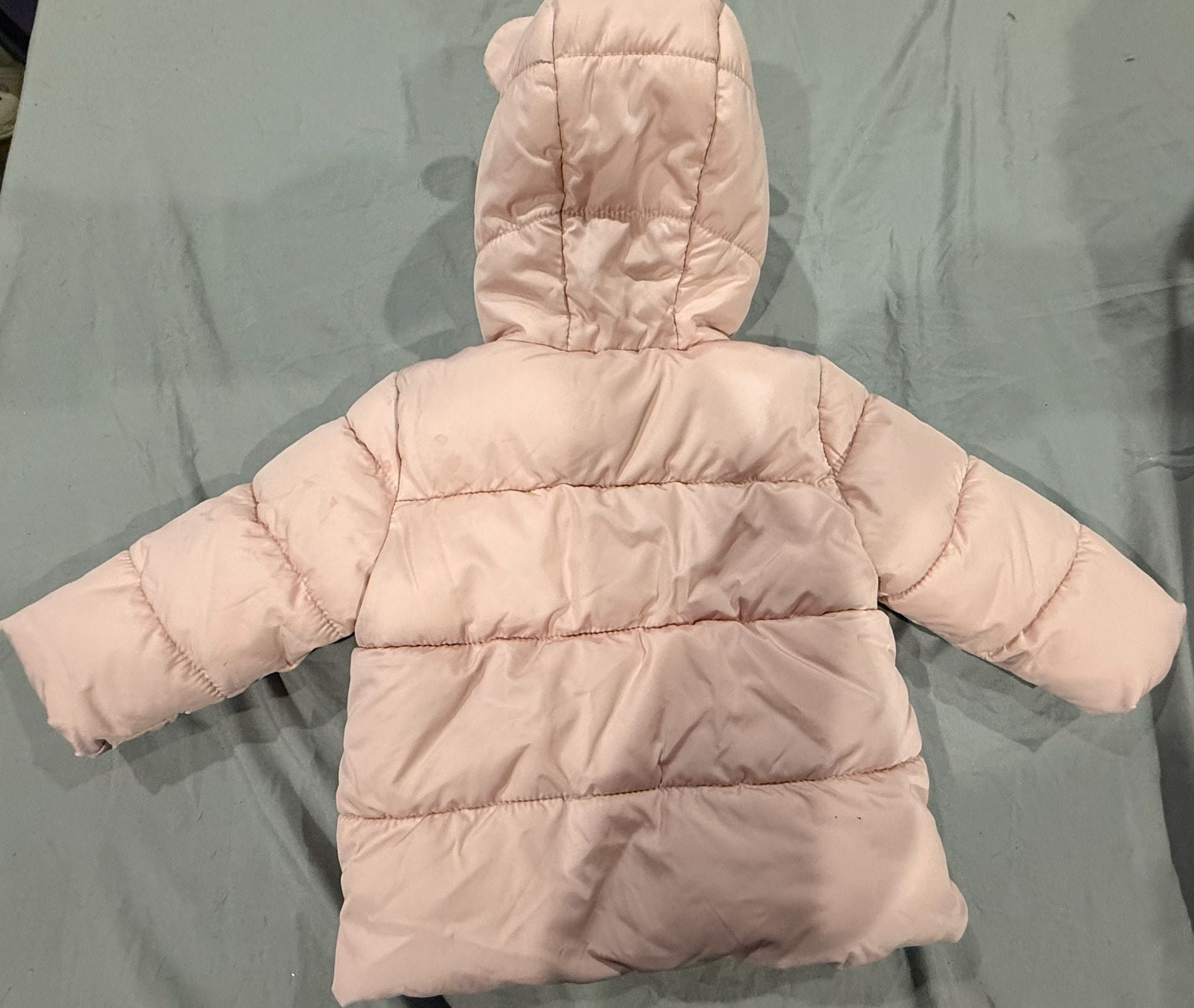 Old Navy Puffer Jacket Size 6-12M Pink 5