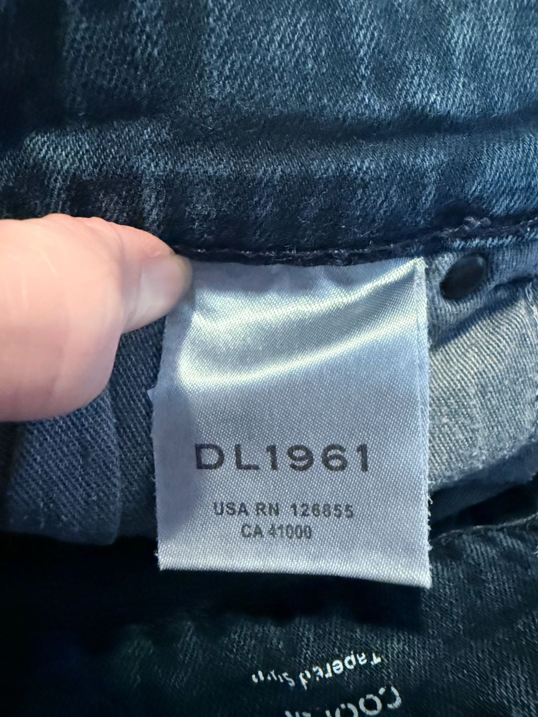DL1961 Cooper Tapered Slim Jeans Fuel Dark Wash 8
