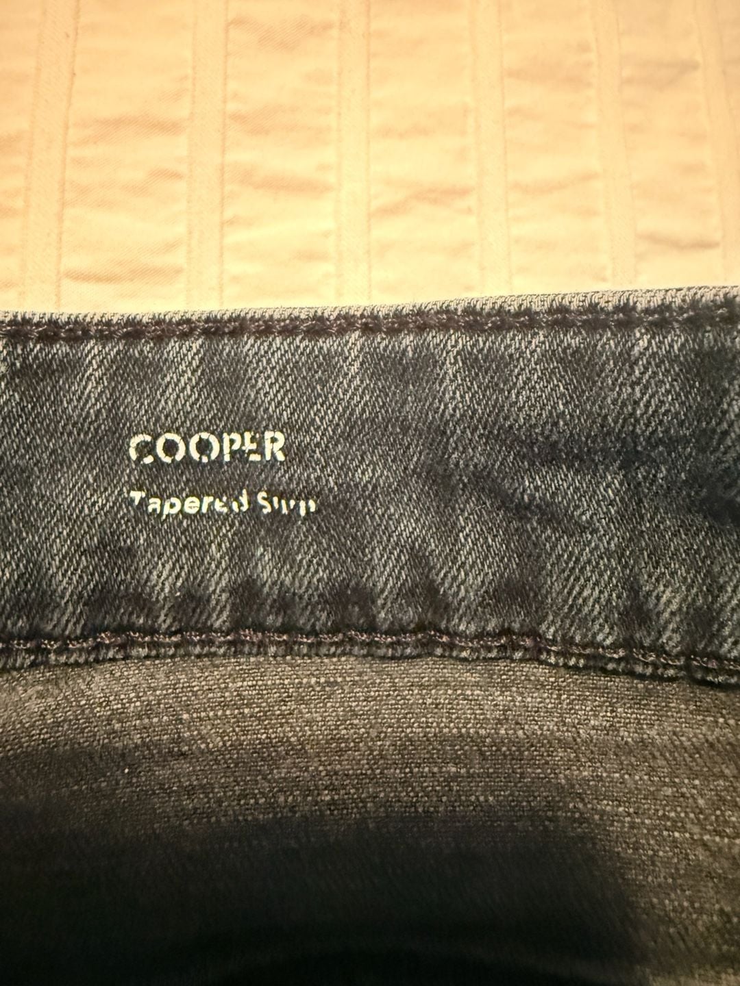 DL1961 Cooper Tapered Slim Jeans Fuel Dark Wash 10