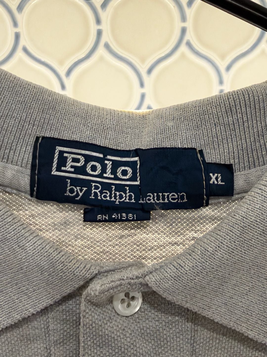 Polo Ralph Lauren Classic Fit Mesh Polo Shirt Size XL Gray Cotton Short Sleeve 4